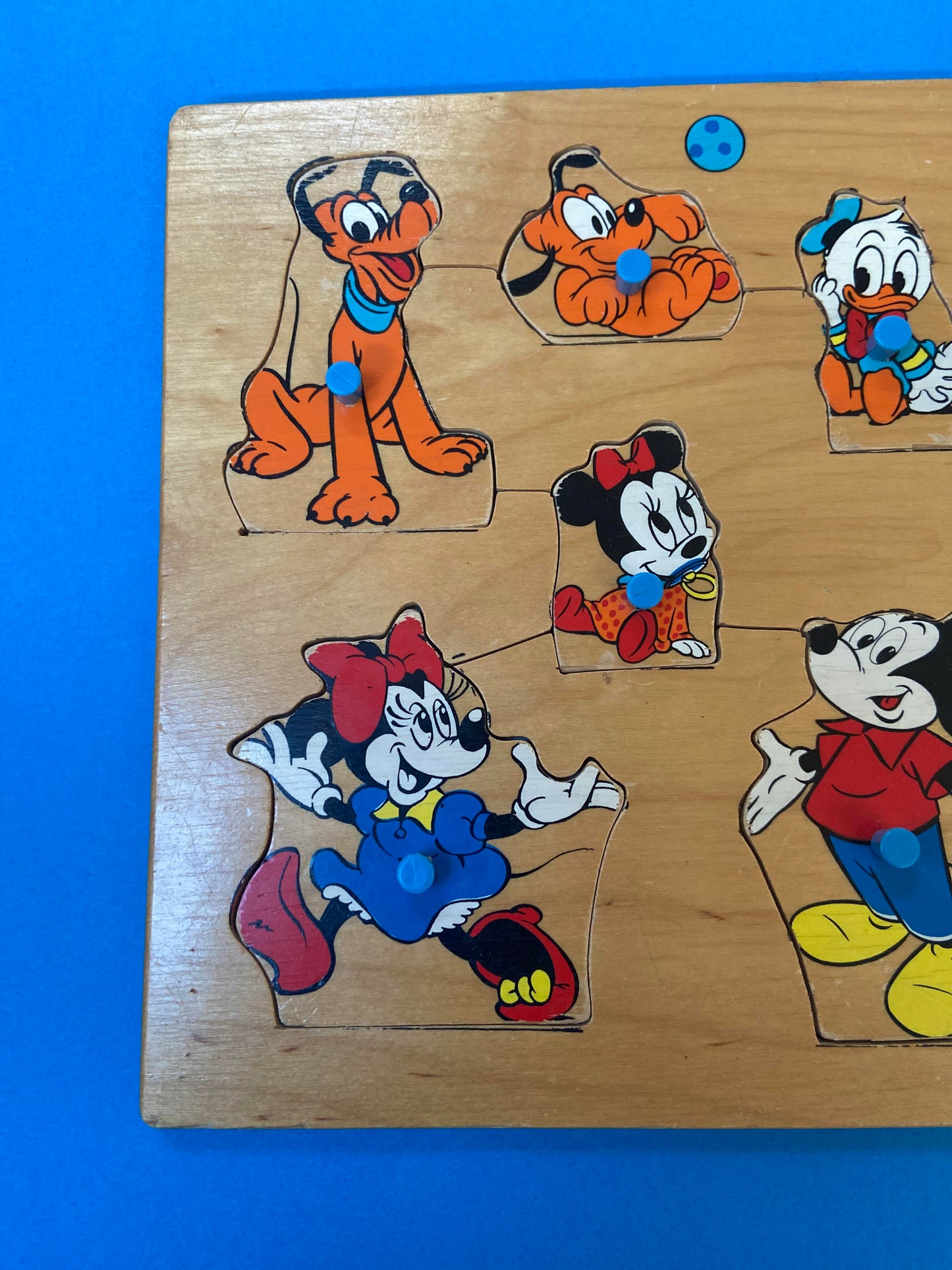 Puzzle en bois vintage MICKEY