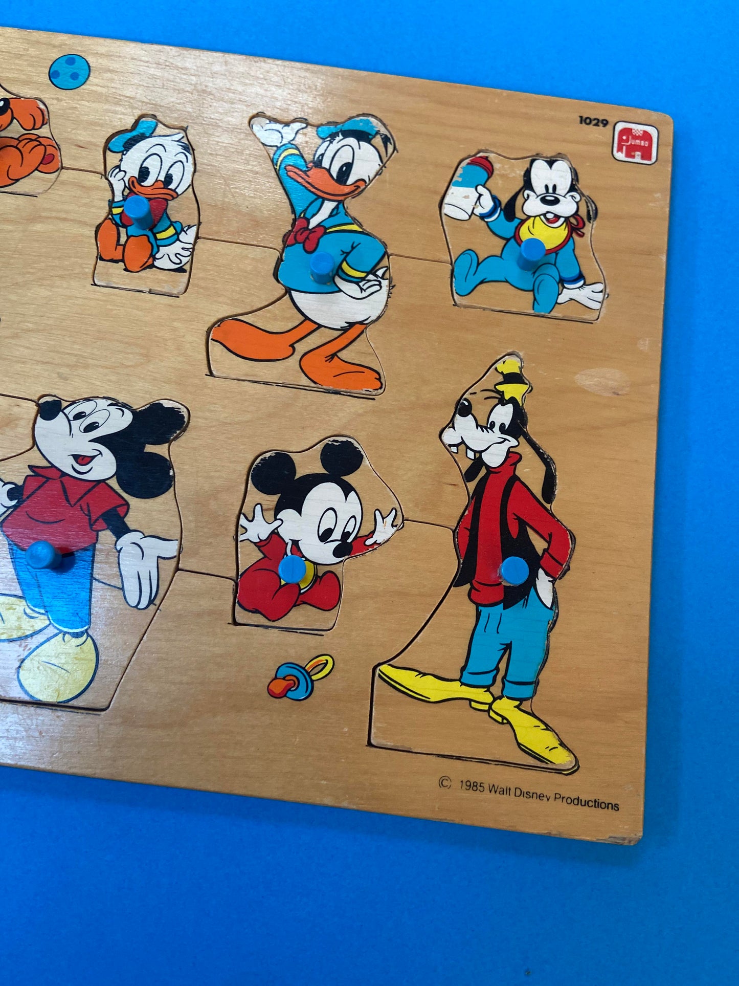 Puzzle en bois vintage MICKEY