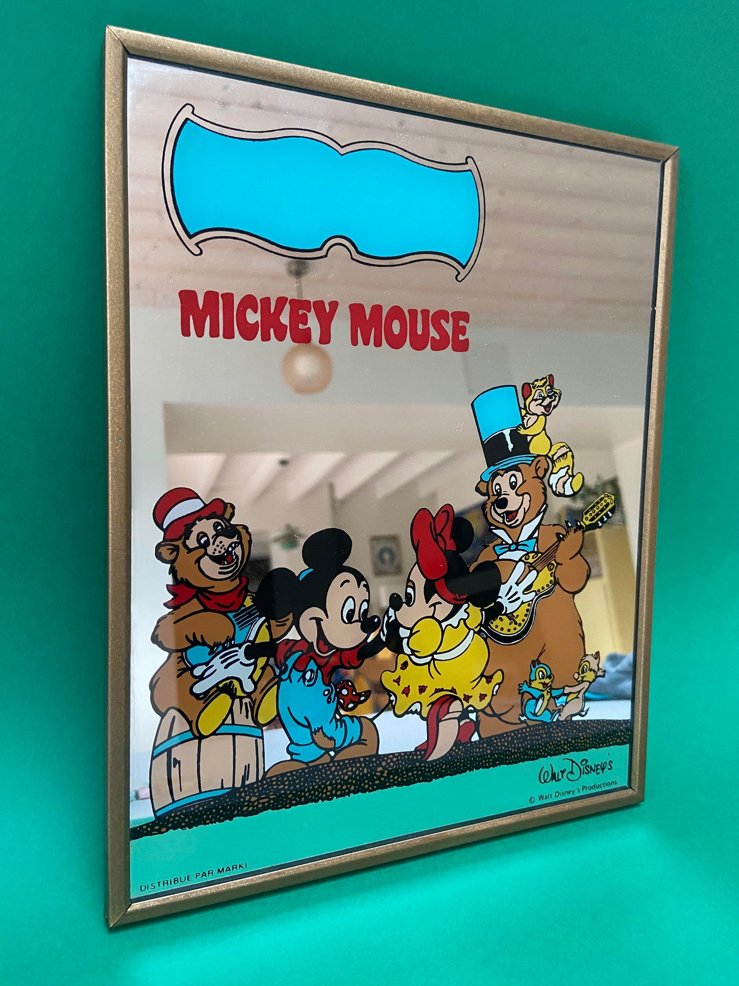 MICKEY MOUSE vintage decorative mirror