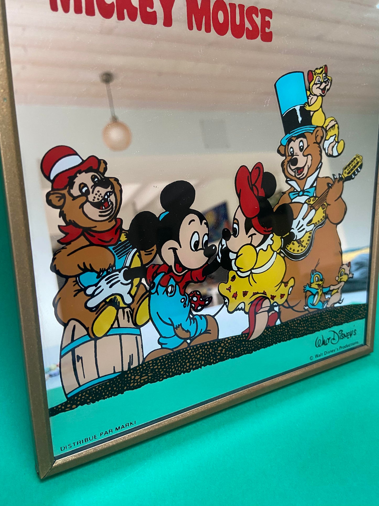 MICKEY MOUSE vintage decorative mirror