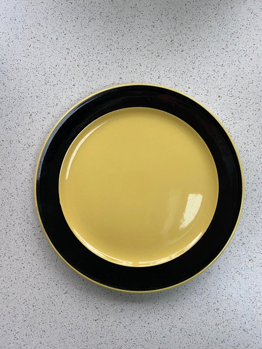 Villeroy &amp; Boch dessert plate YELLOW/BLACK