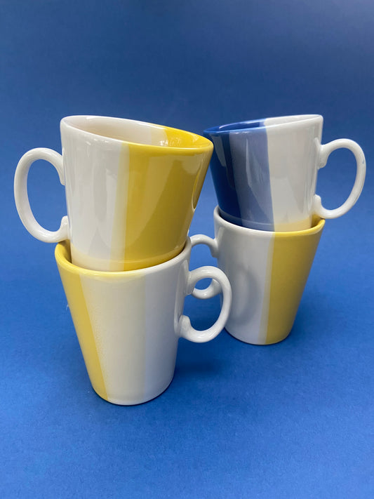 Lot de 4 petits Mugs céramiques JUST MUGS