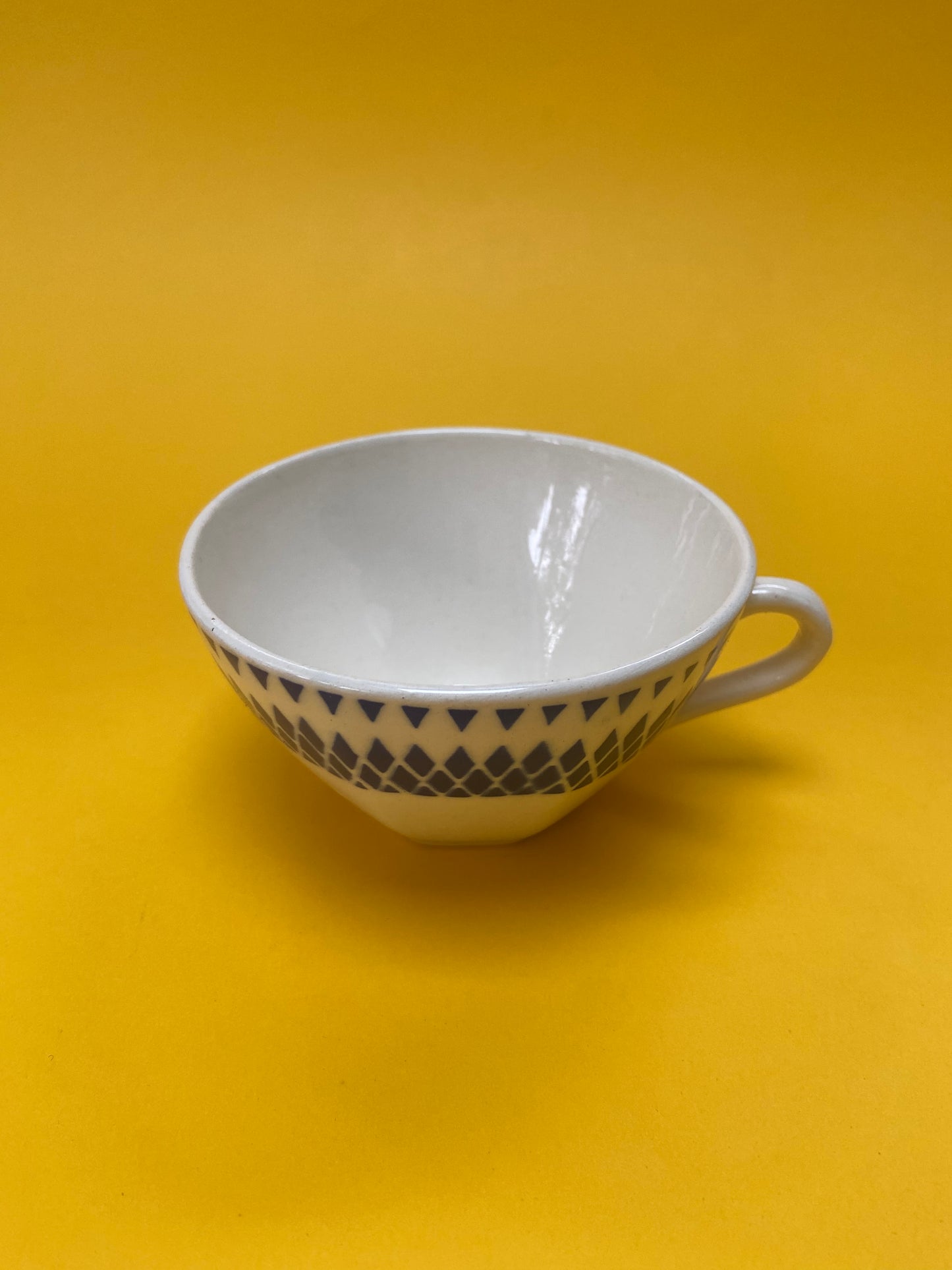 5 BADONVILLER coffee cups blue pattern