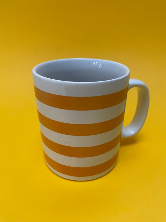 KILNKRAFT England orange stripes mug