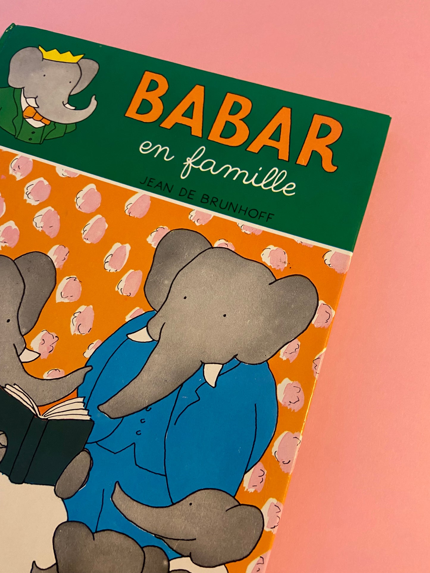 Livre BABAR EN FAMILLE édition 1975