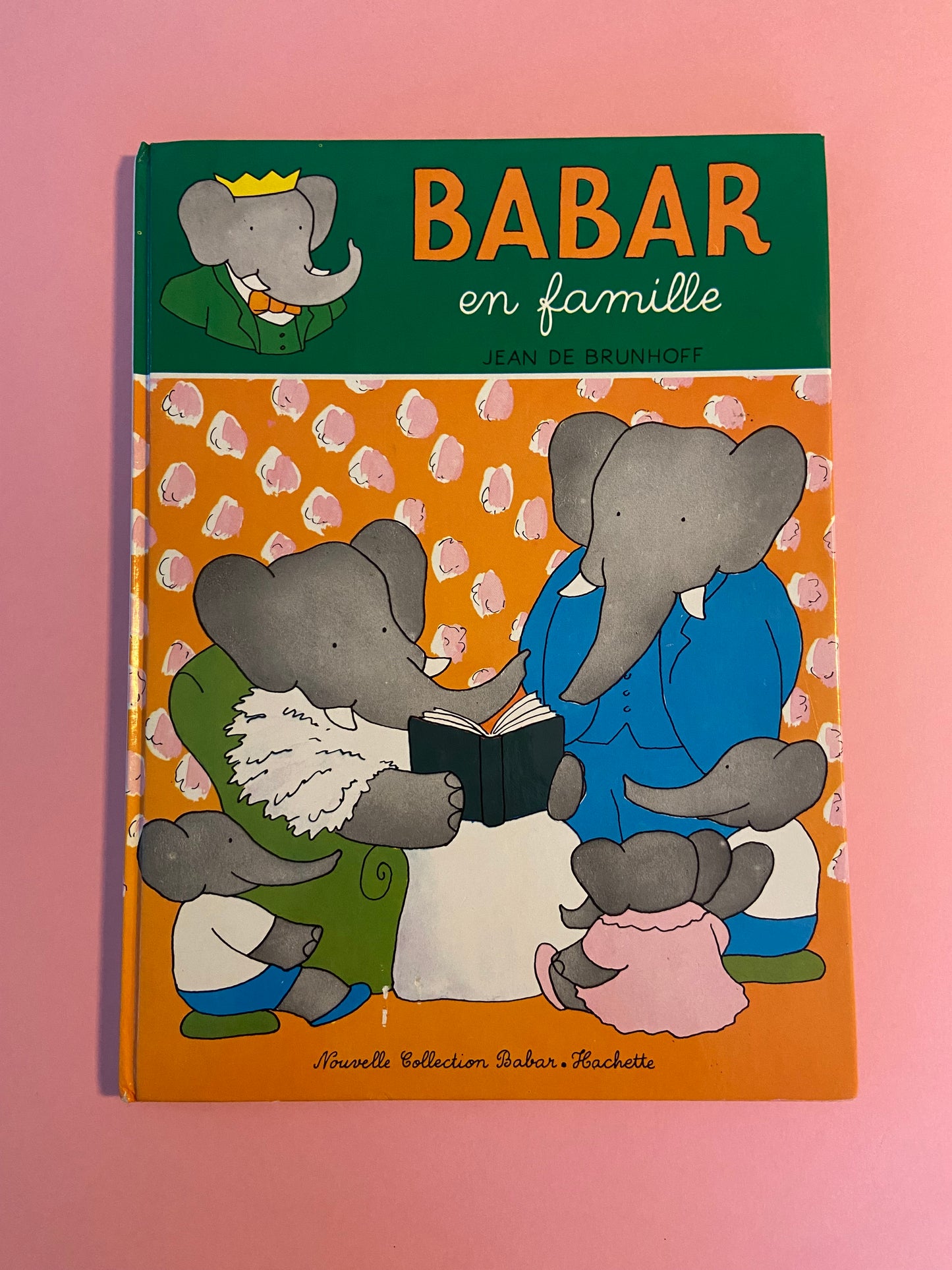 Livre BABAR EN FAMILLE édition 1975