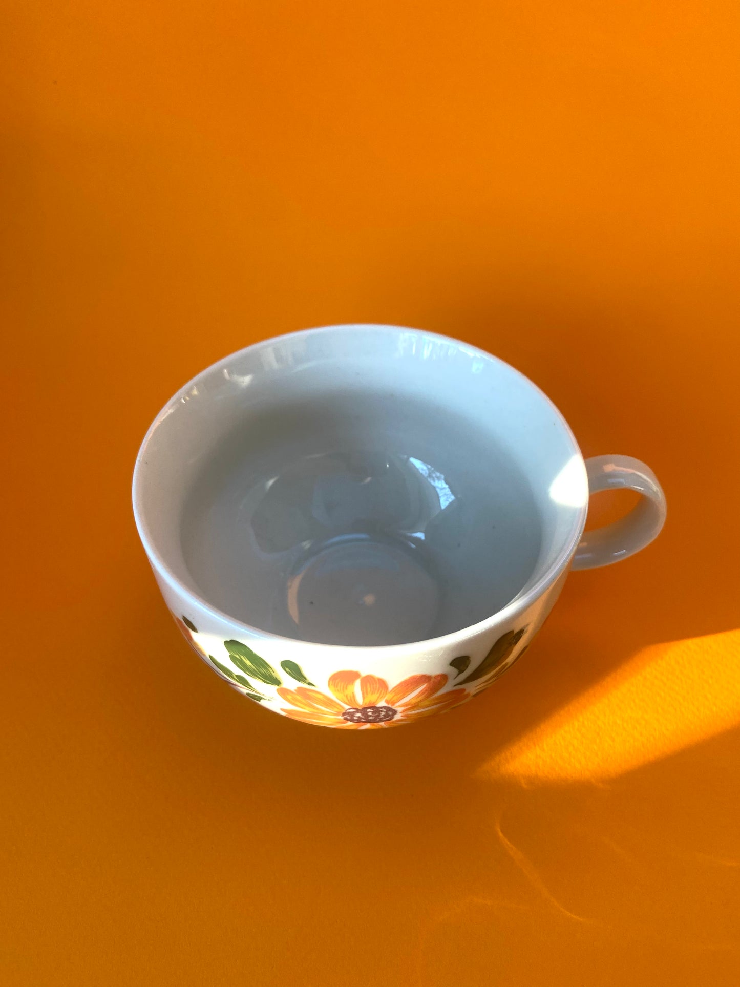 Grande tasse Fleurs ORANGE