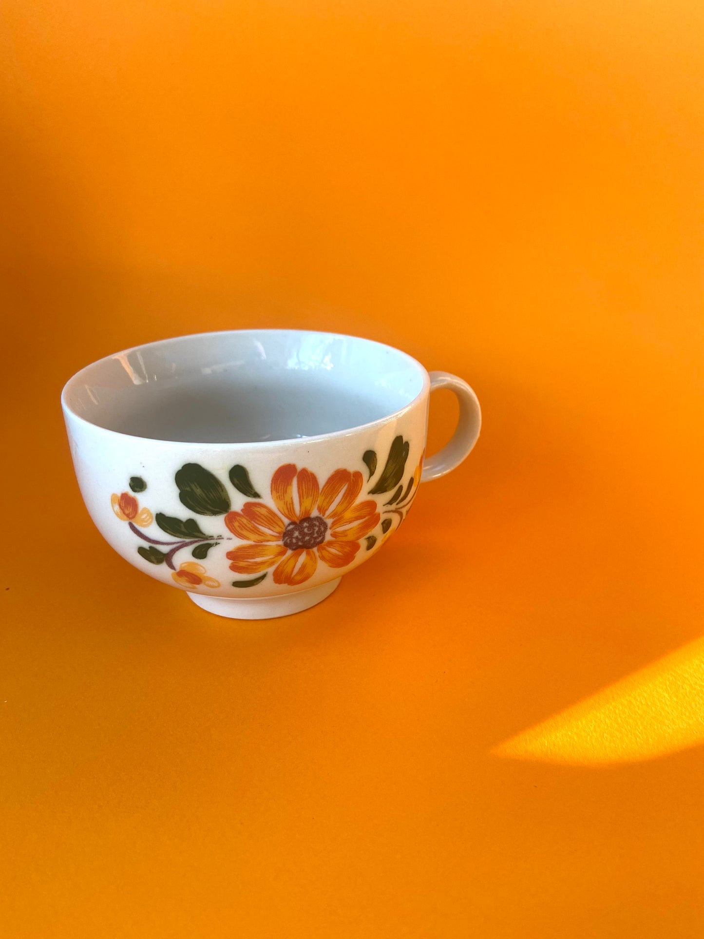 Grande tasse Fleurs ORANGE