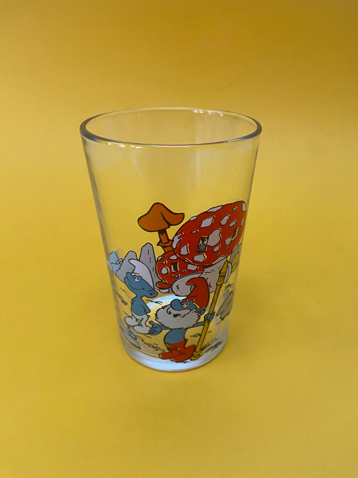 Verre à eau SCHTROUMPFS 1976