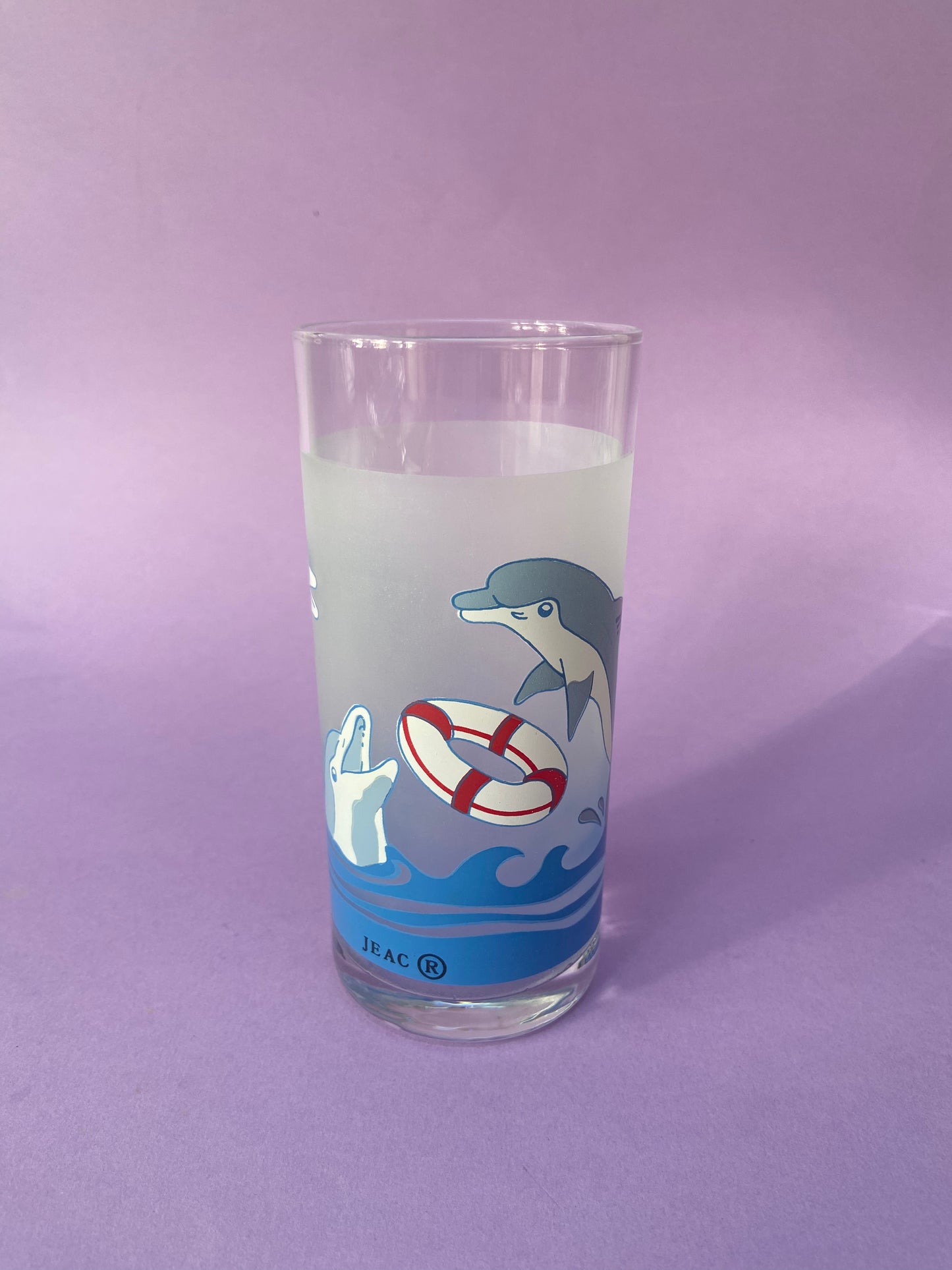 Duo de grands verres DAUPHINS