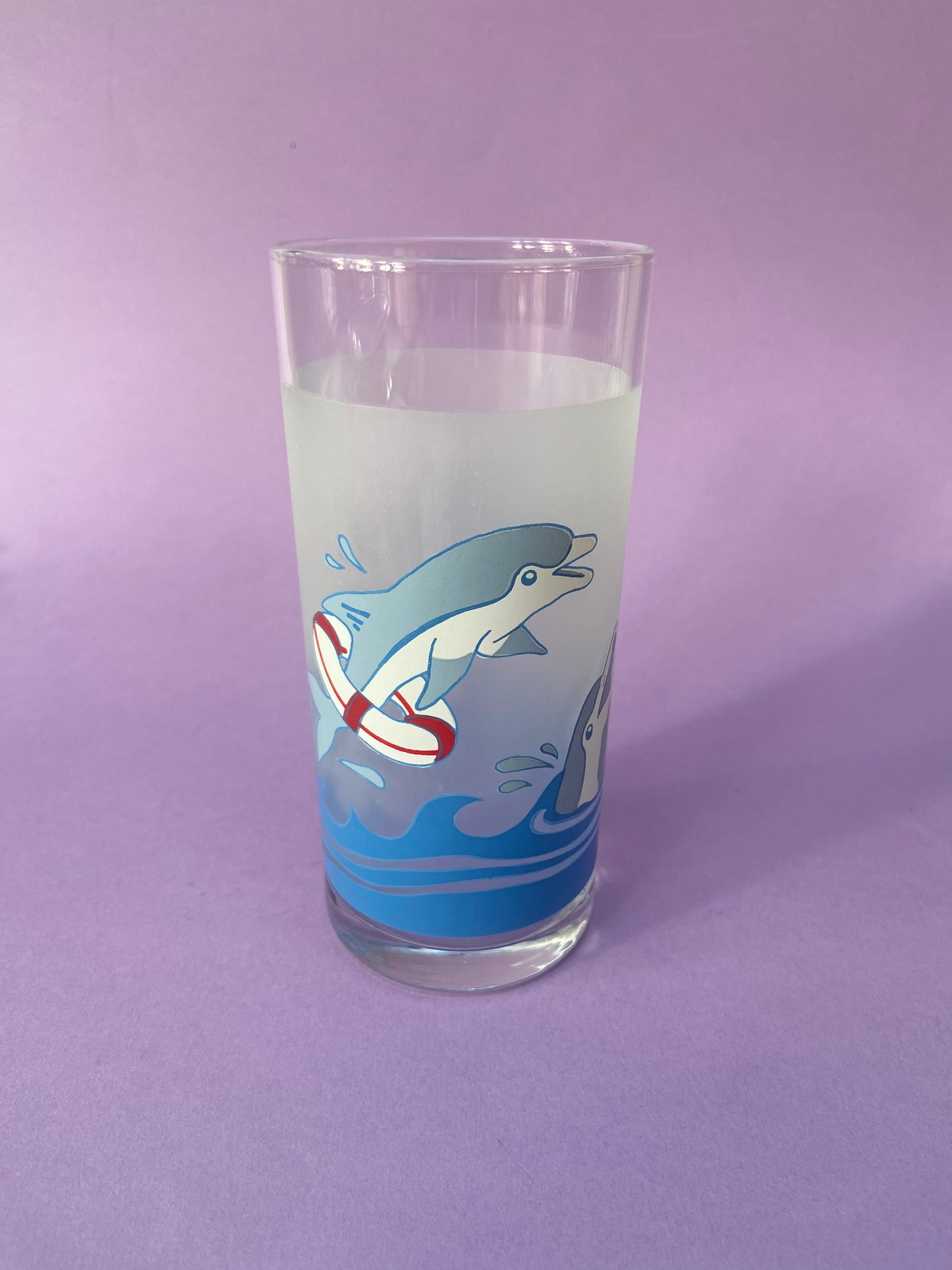 Duo de grands verres DAUPHINS