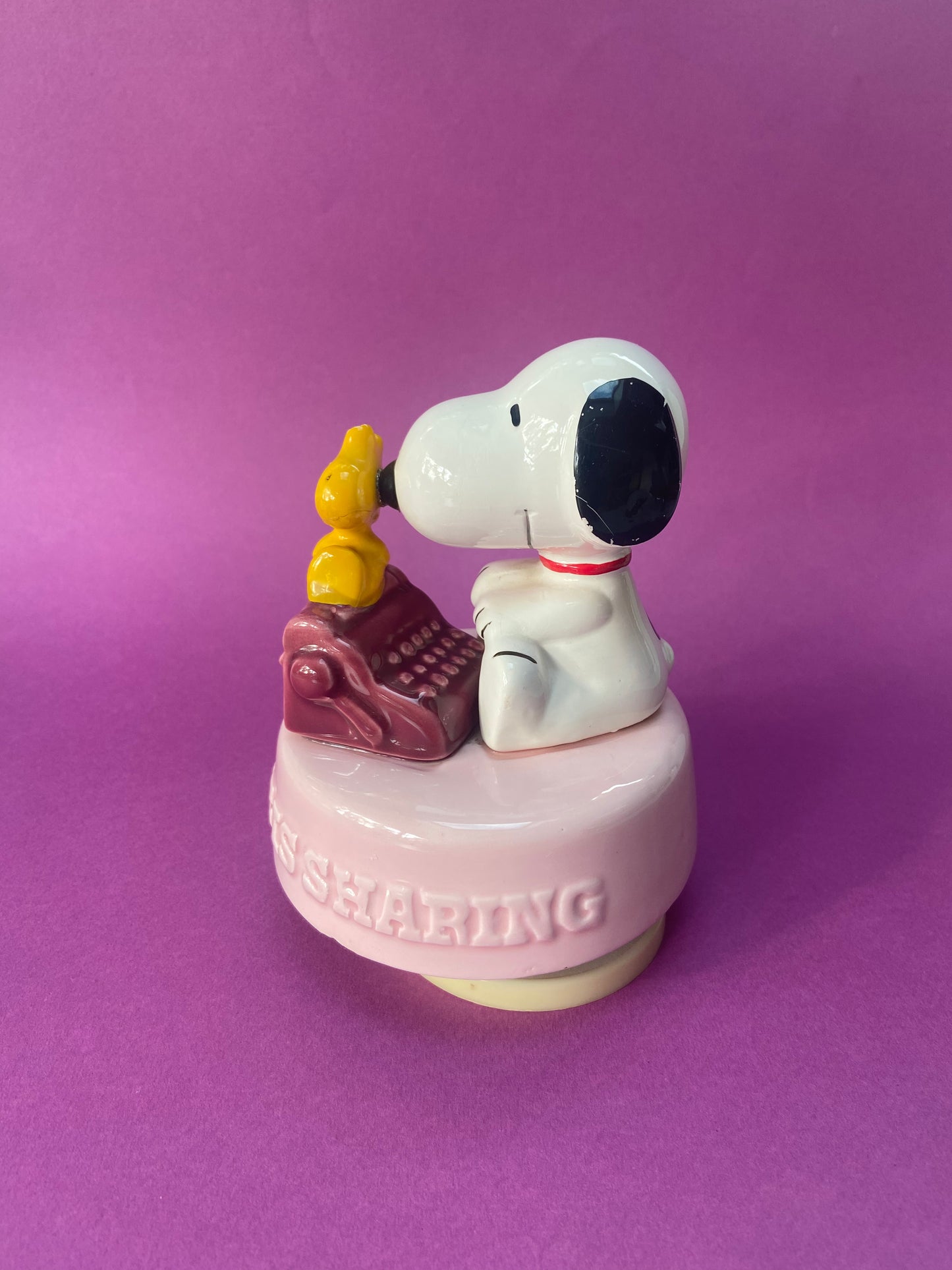 Boîte à musique céramique SNOOPY 1958