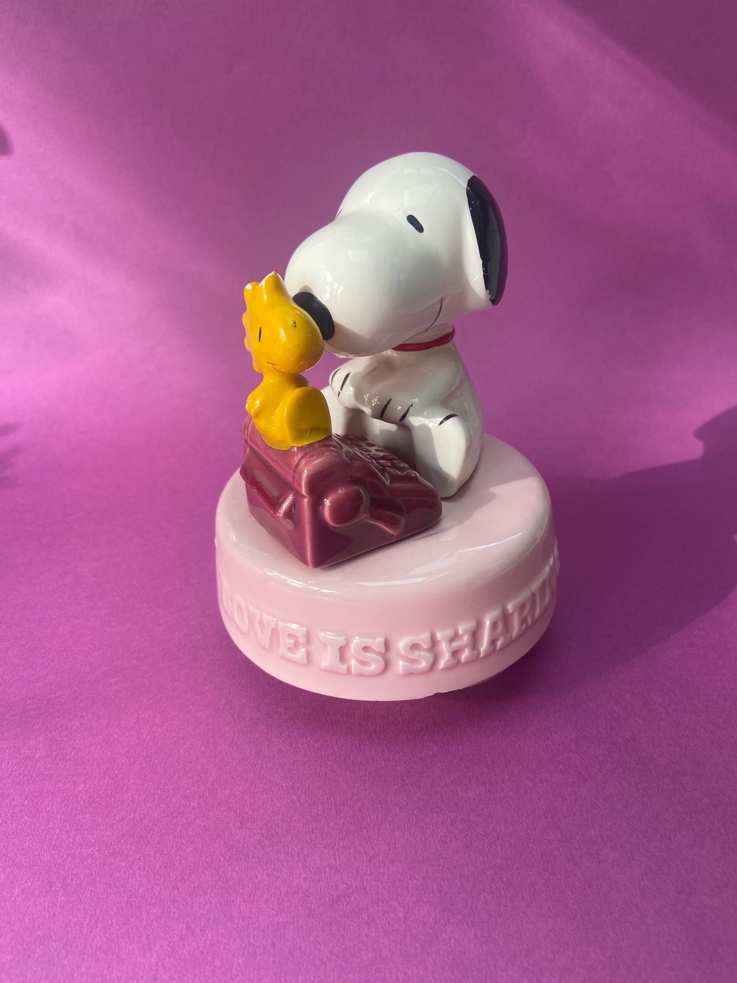 Boîte à musique céramique SNOOPY 1958