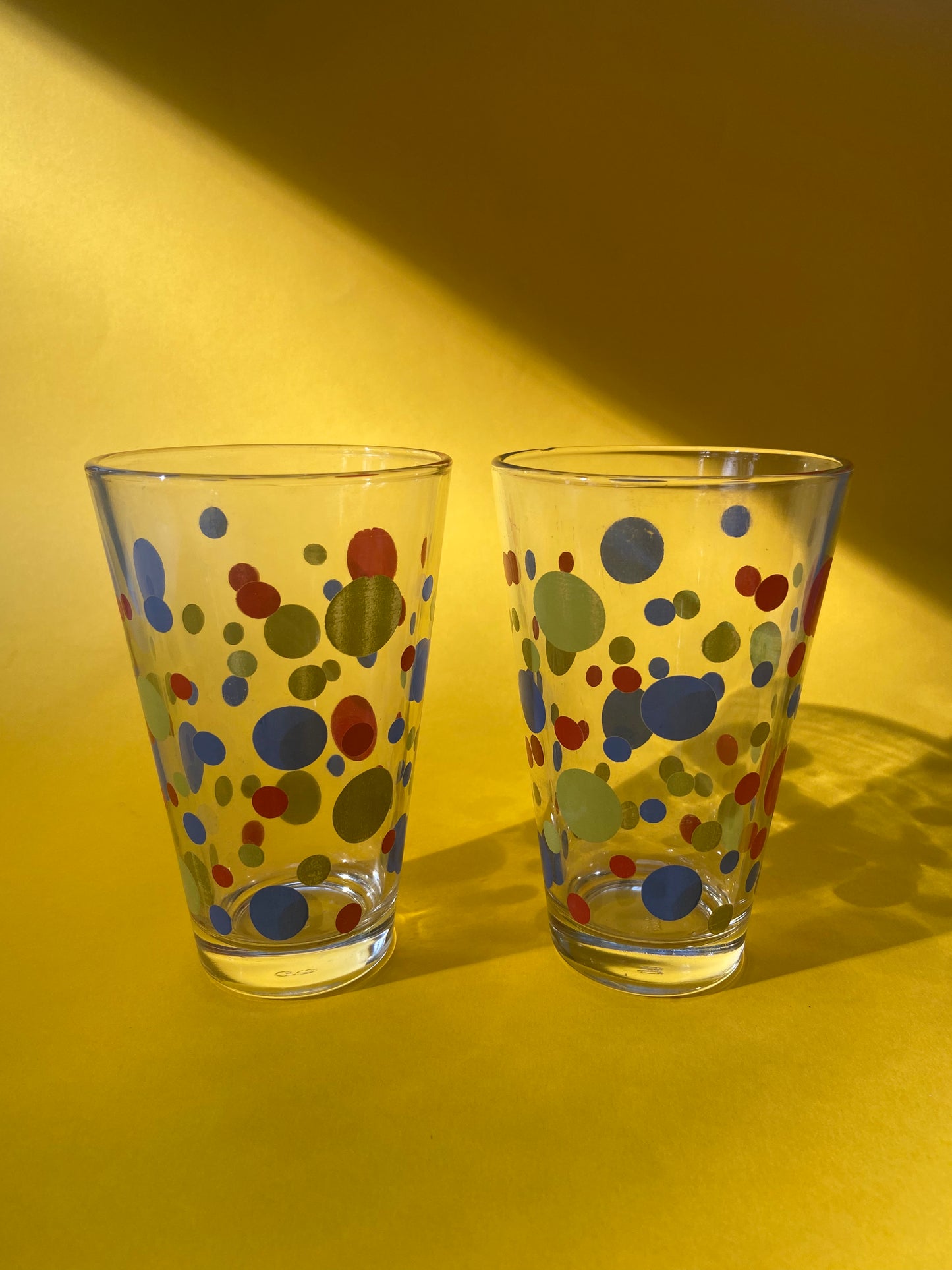 Duo de grands verres à jus POIS