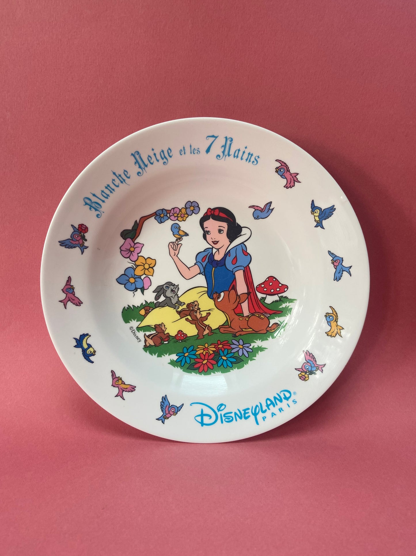 Assiette creuse melaminé BLANCHE NEIGE