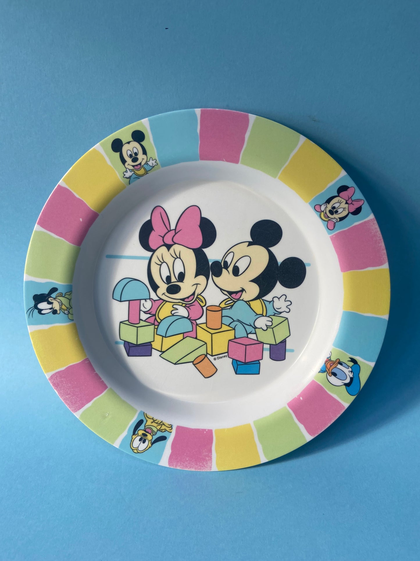 Ensemble assiette et bol melaminé DISNEY BABIES