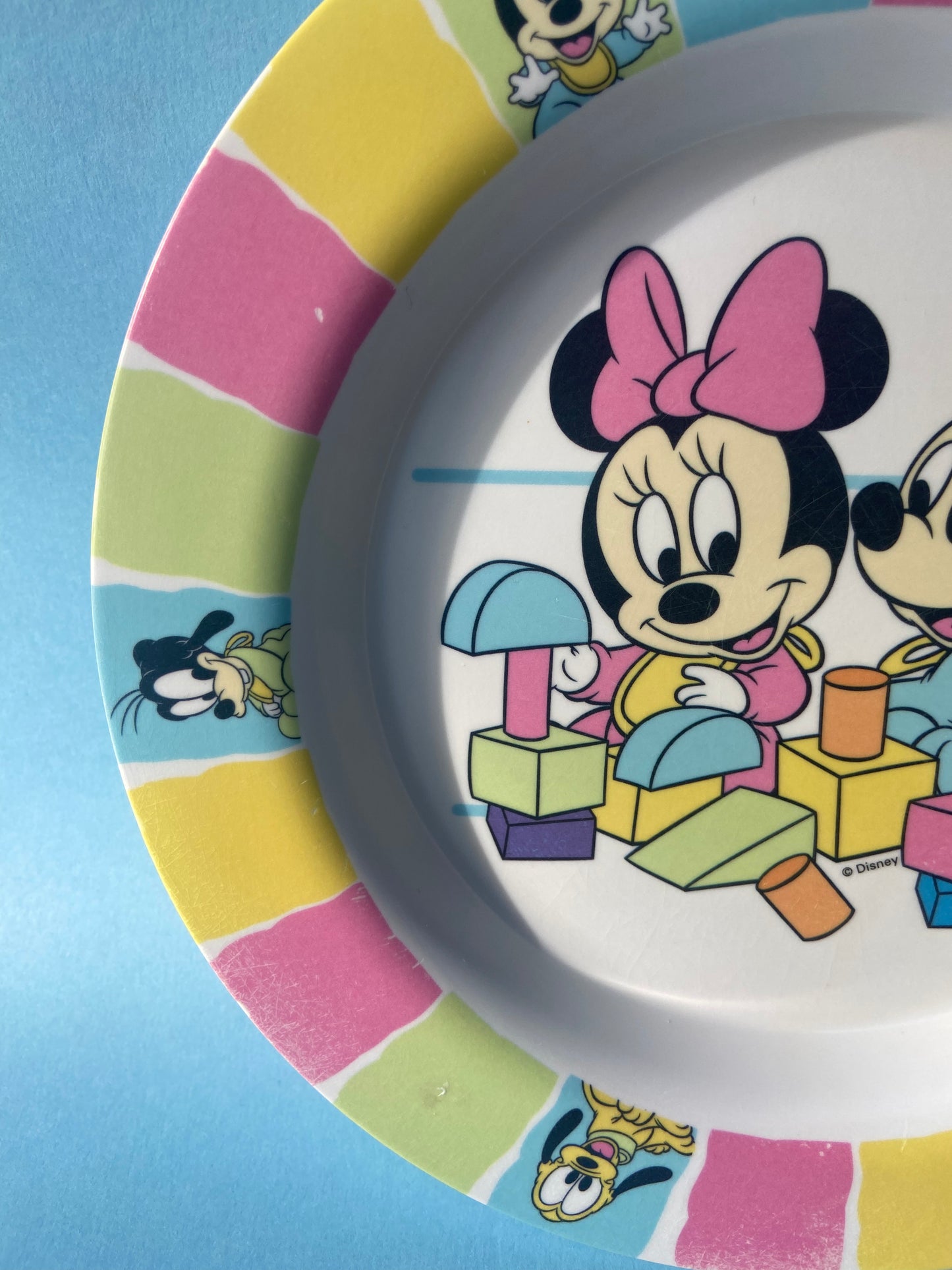 Ensemble assiette et bol melaminé DISNEY BABIES