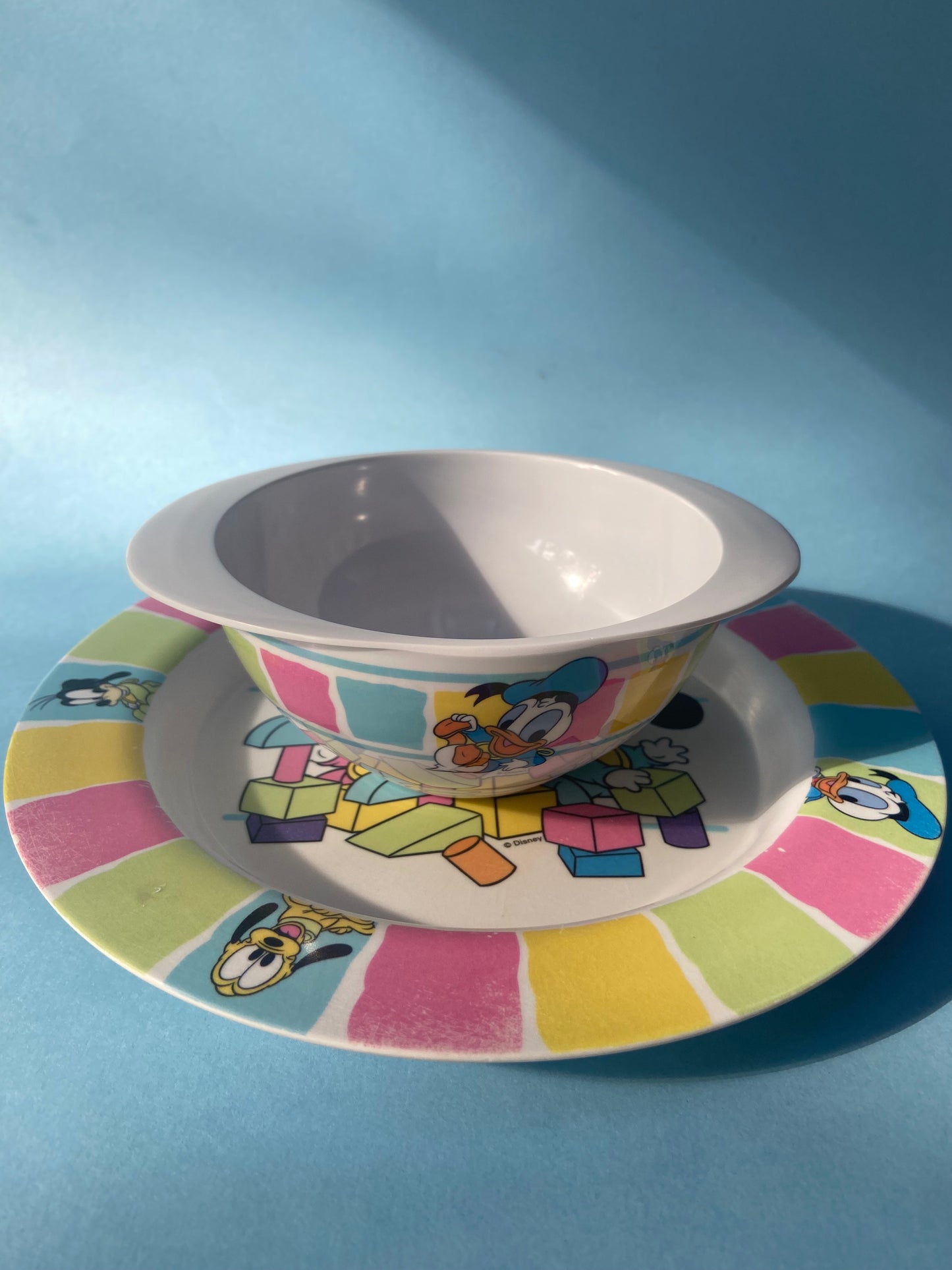 Ensemble assiette et bol melaminé DISNEY BABIES