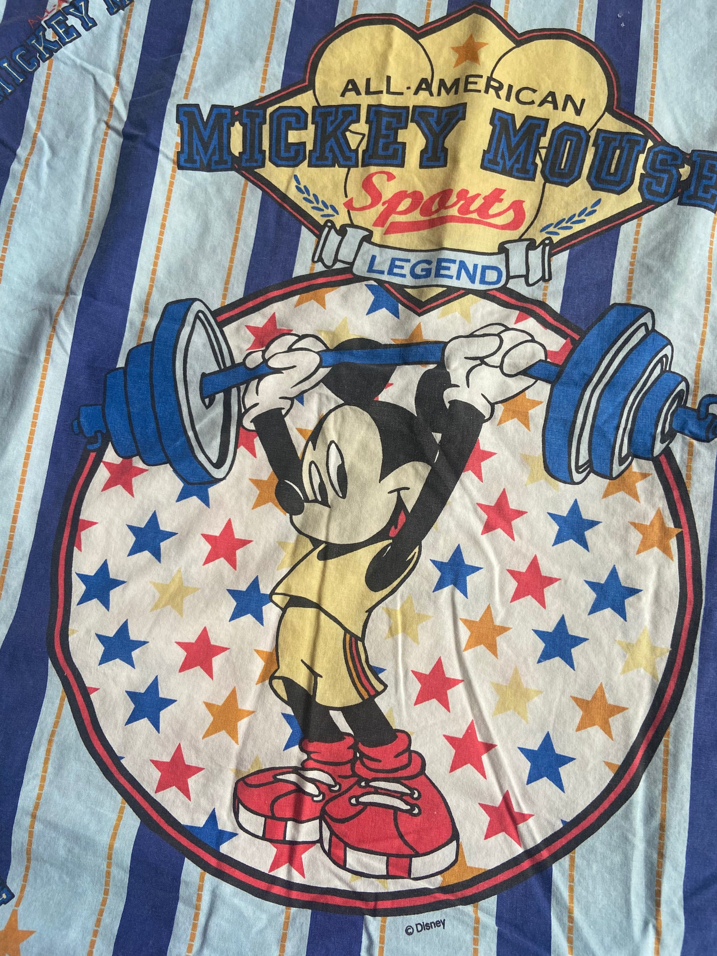 Taie d’oreiller vintage MICKEY MOUSE SPORT