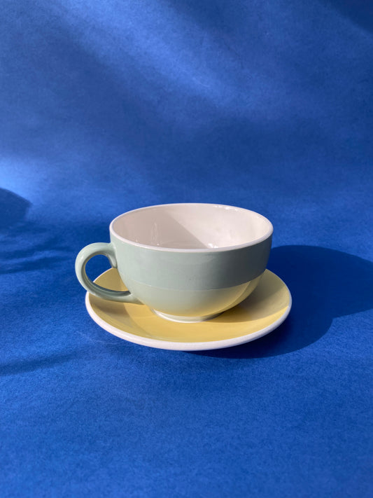 Tasse à grand café avec sous tasse VILLEROY&BOCH pastel