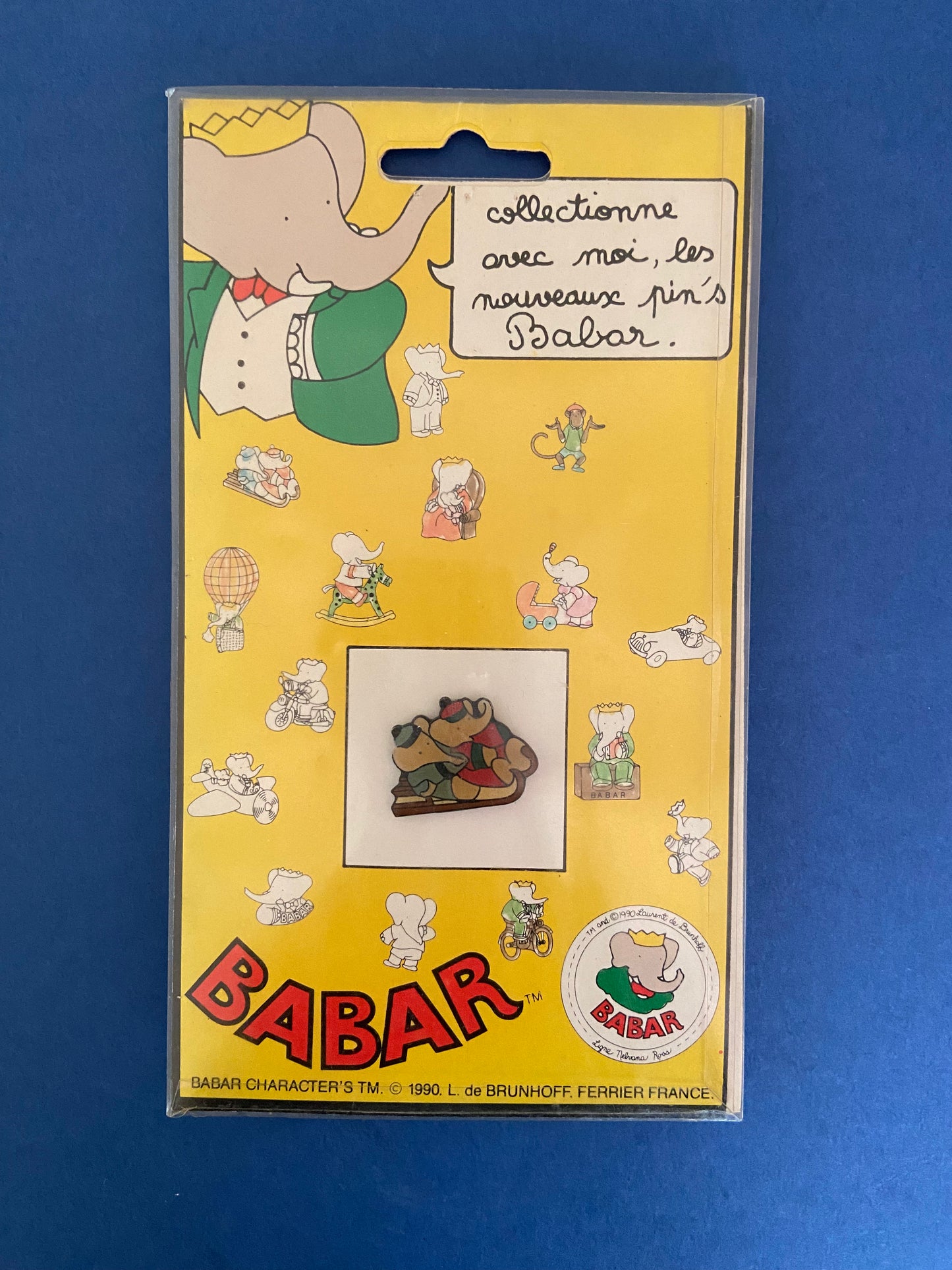 Pin’s BABAR 1990 LUGE