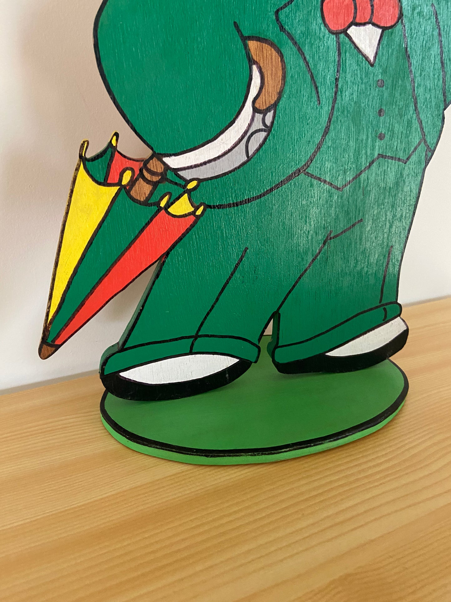 Personnage BABAR en bois