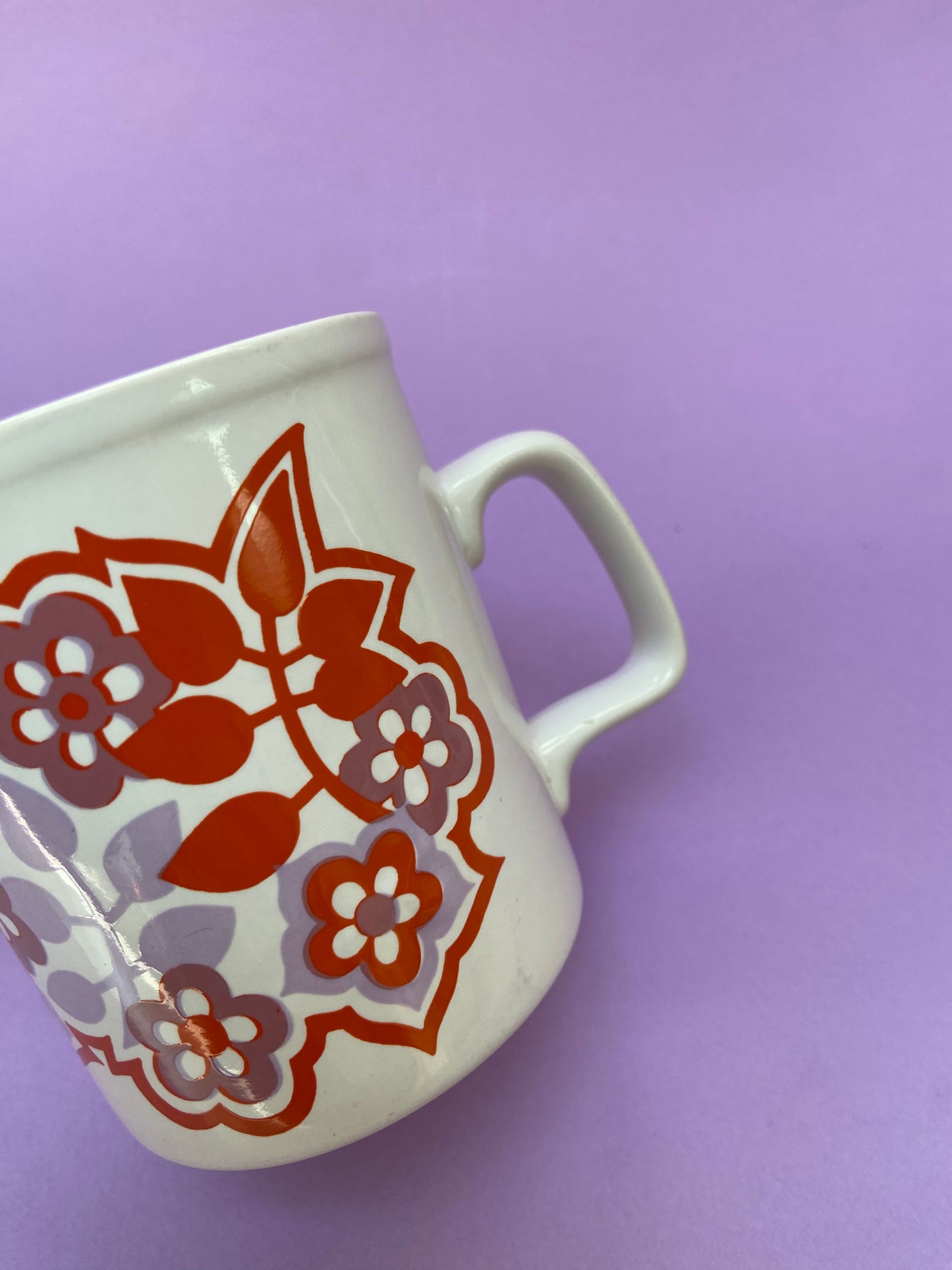 Mug Staffordshire motif Floral VINTAGE