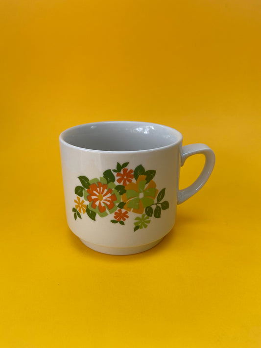 Grande tasse Monopoli motif FLORAL