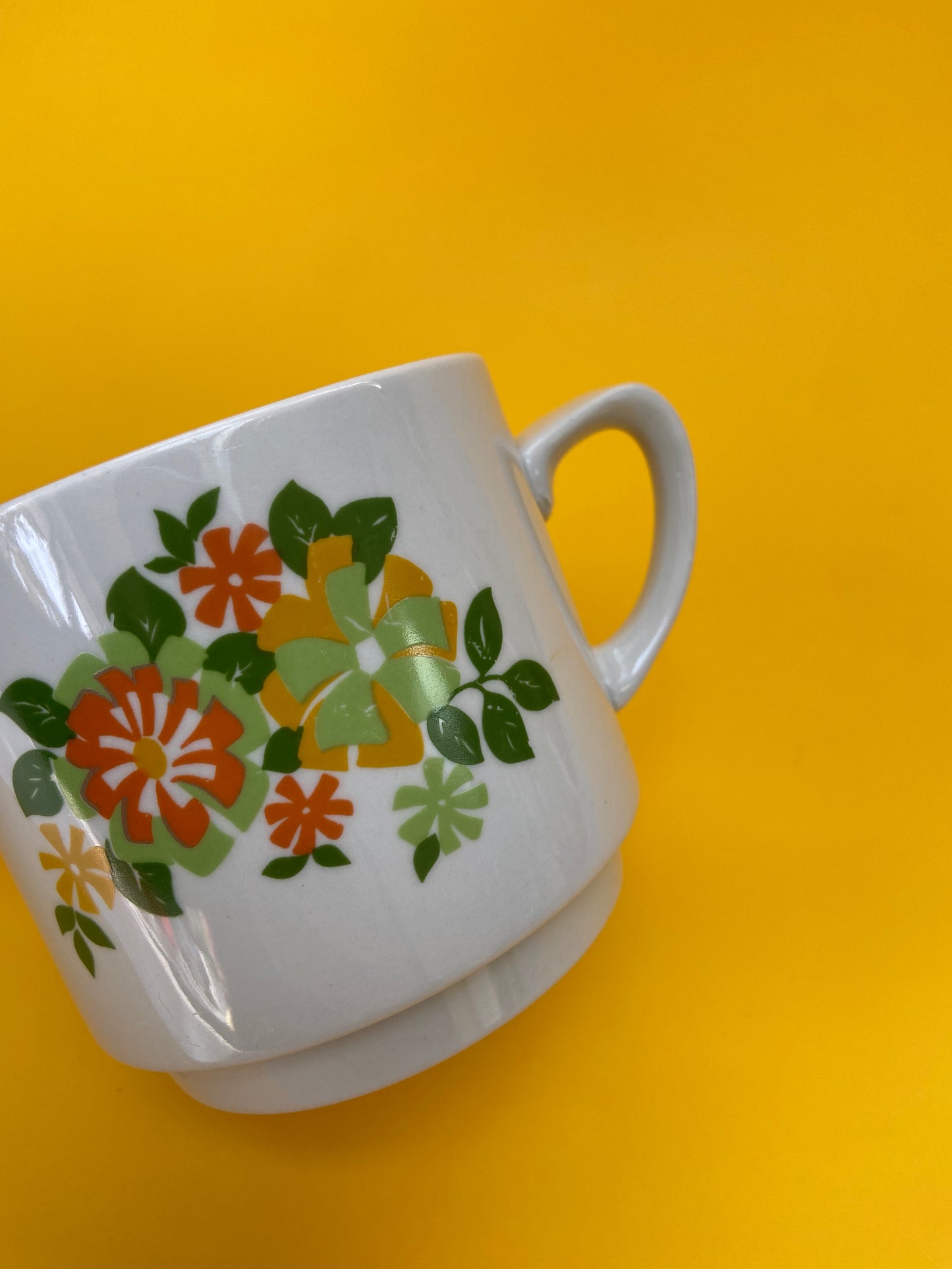 Grande tasse Monopoli motif FLORAL