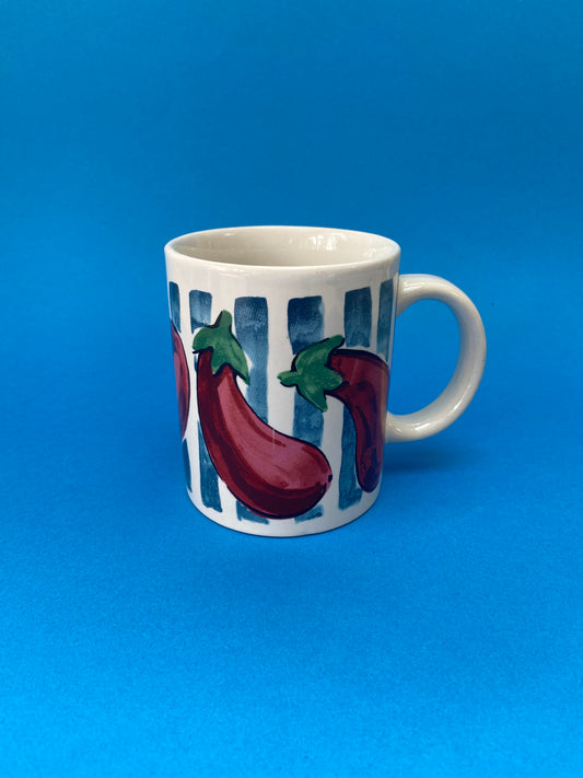 Mug légumes RAYURES ET AUBERGINES