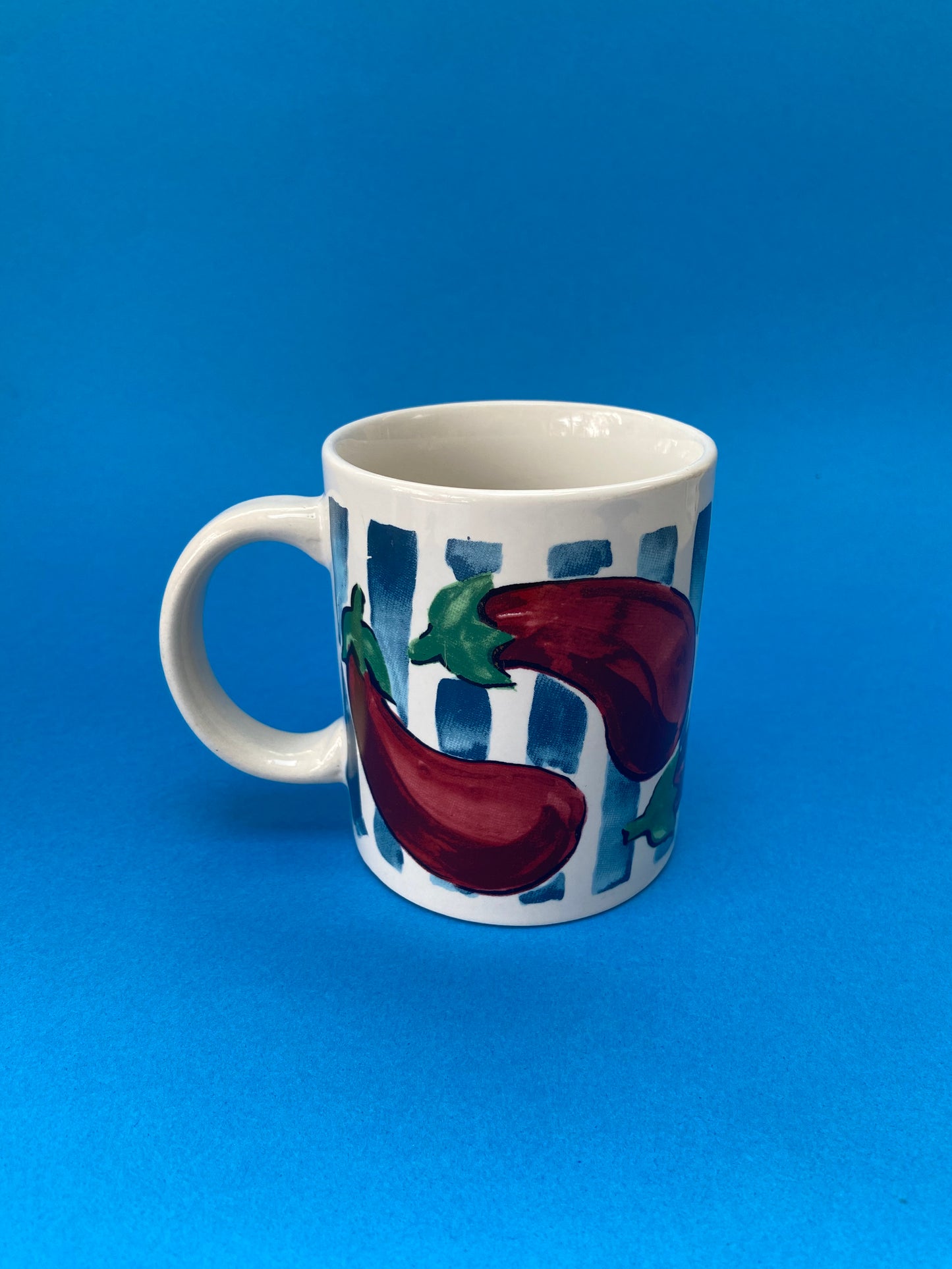 Mug légumes RAYURES ET AUBERGINES