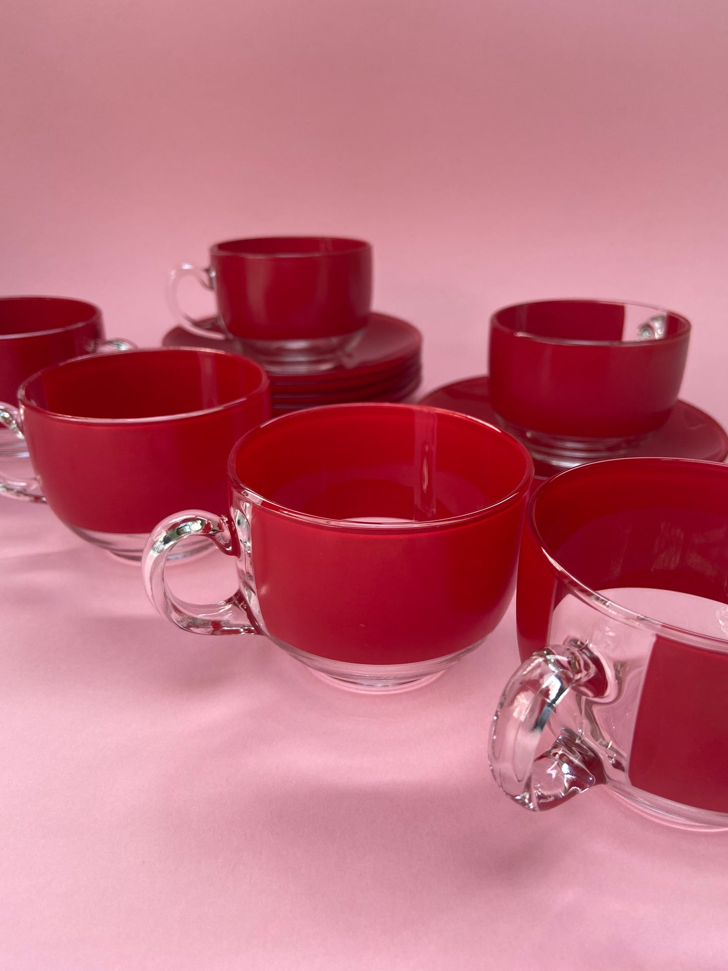 Tasse et sous tasse Arc ROUGE