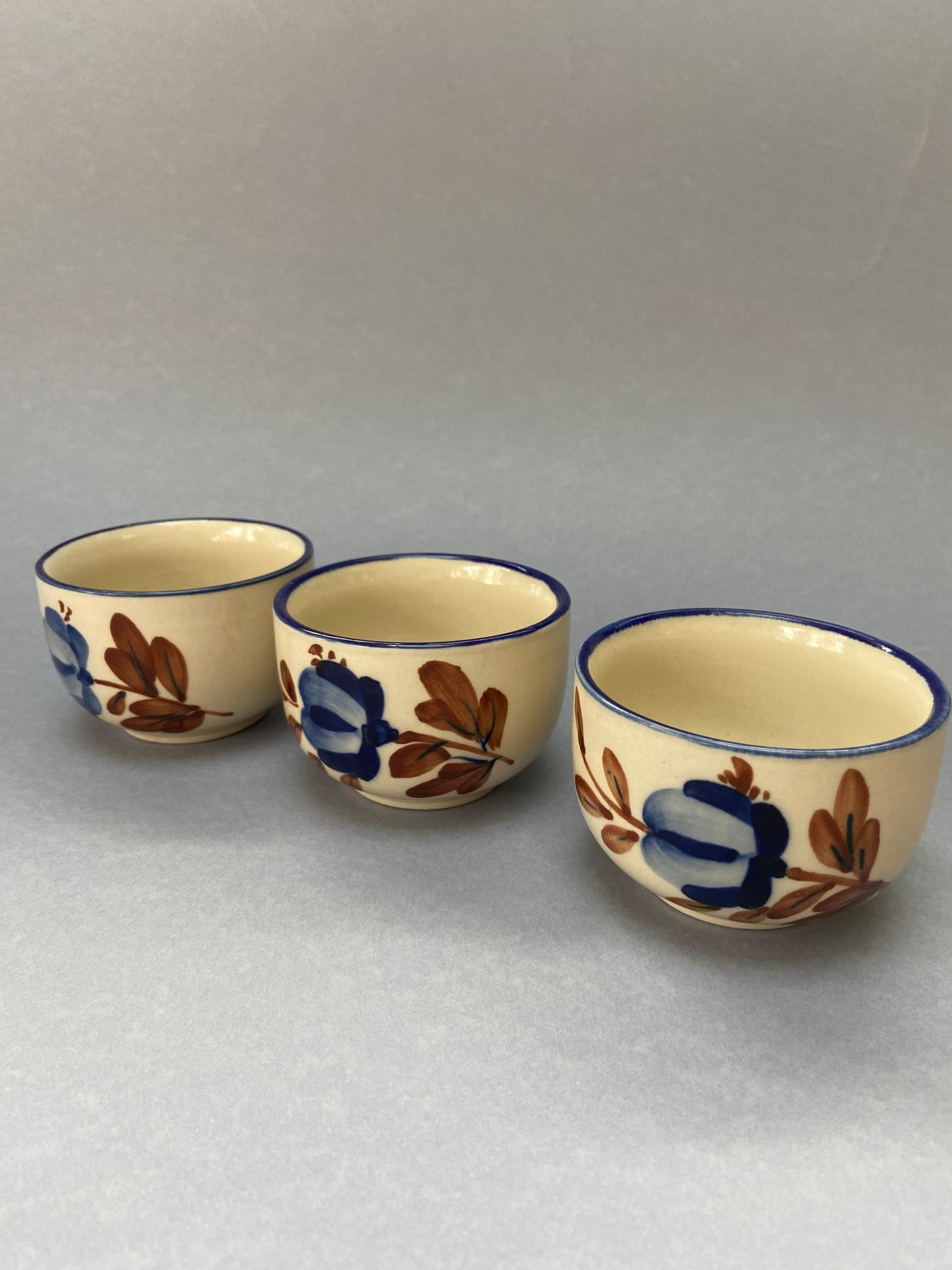 Trio de petites tasses céramique CHINOISE