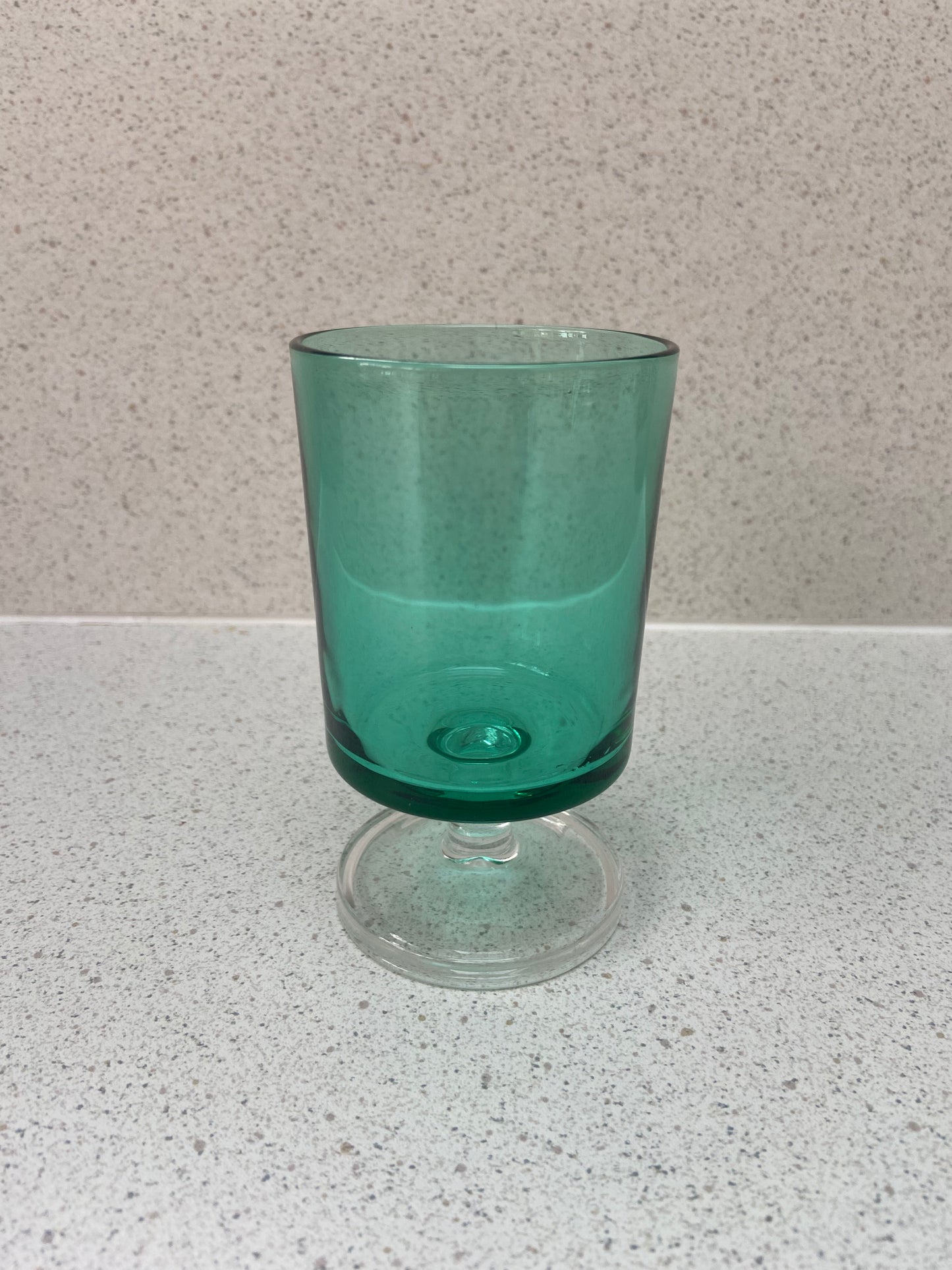 Verre luminaire teinté Bleu/vert