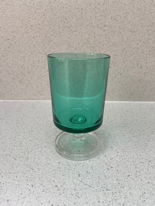 Verre luminaire teinté Bleu/vert