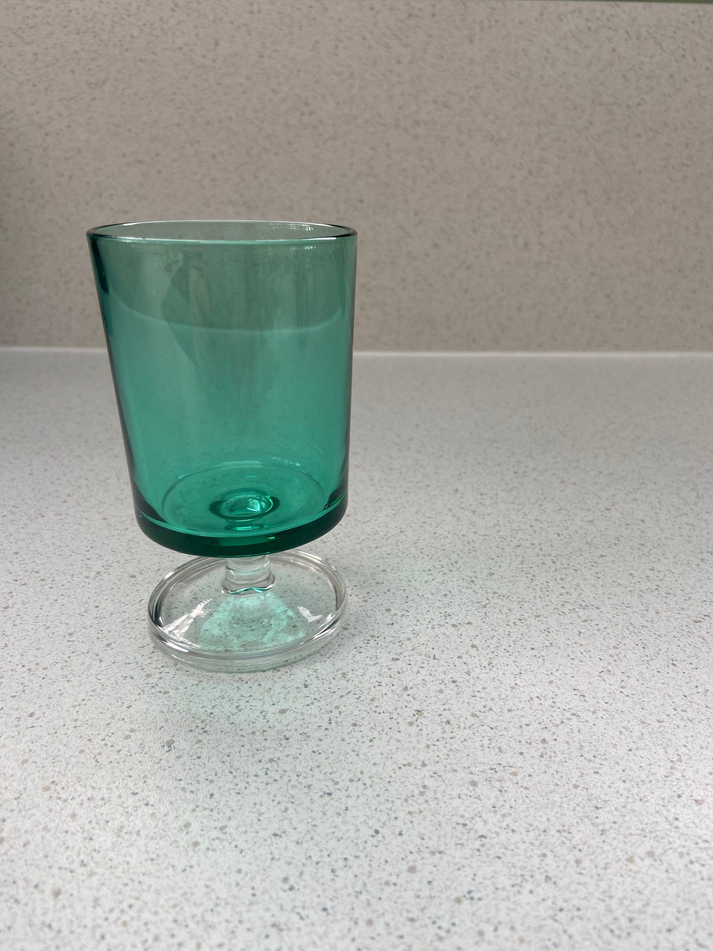 Verre luminaire teinté Bleu/vert