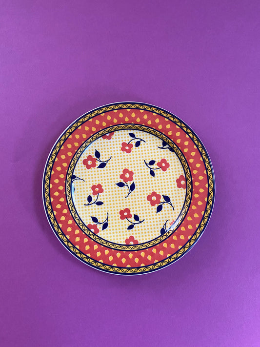 Petite Assiette plate design Palluy FLOWERS