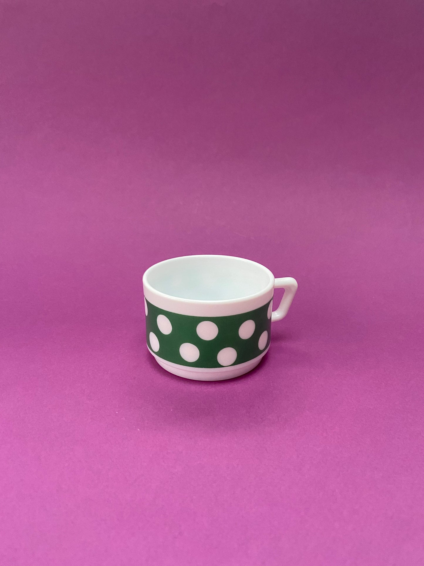 Tasse à café POLKA vert