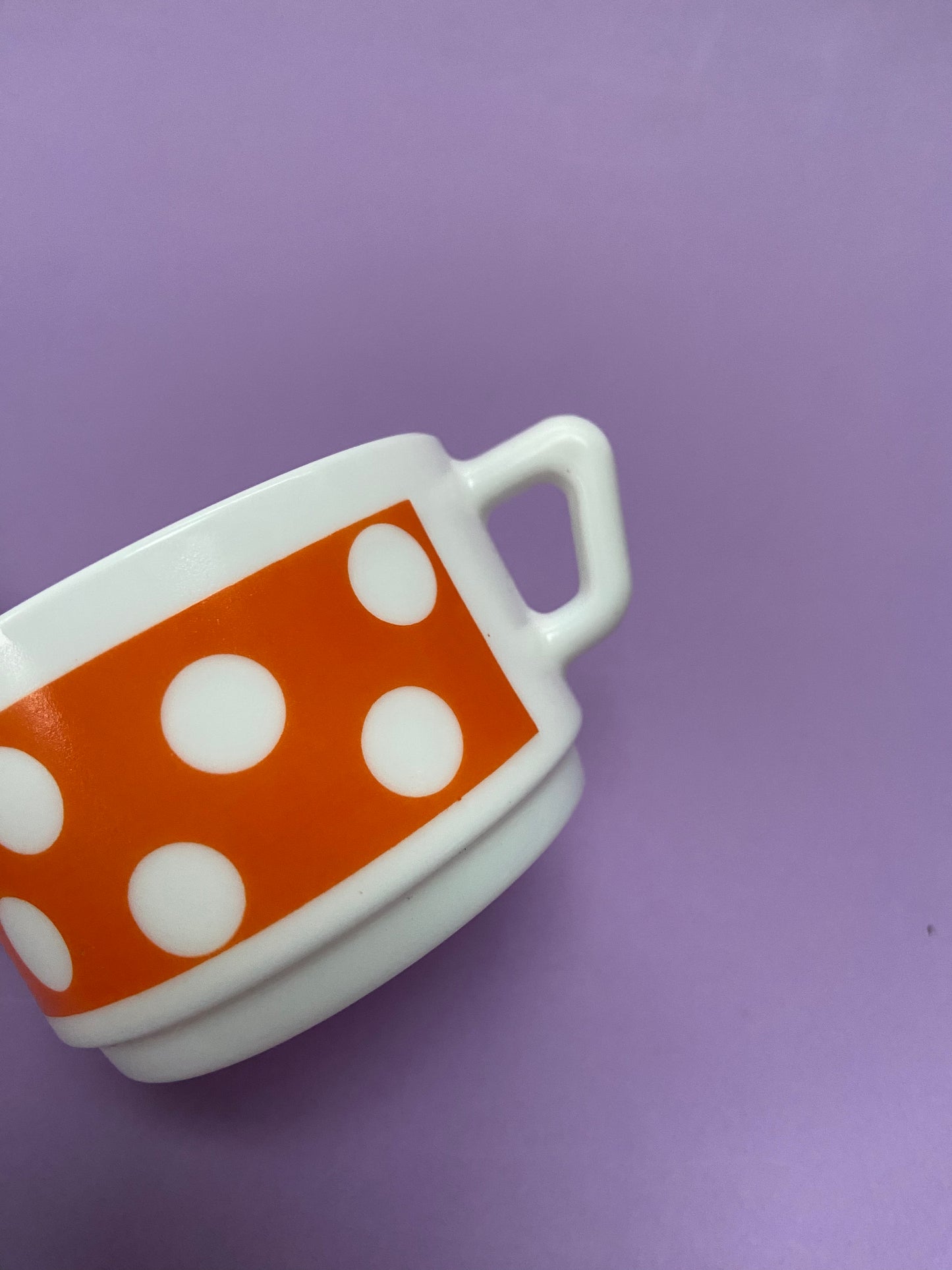 Tasse à café POLKA orange