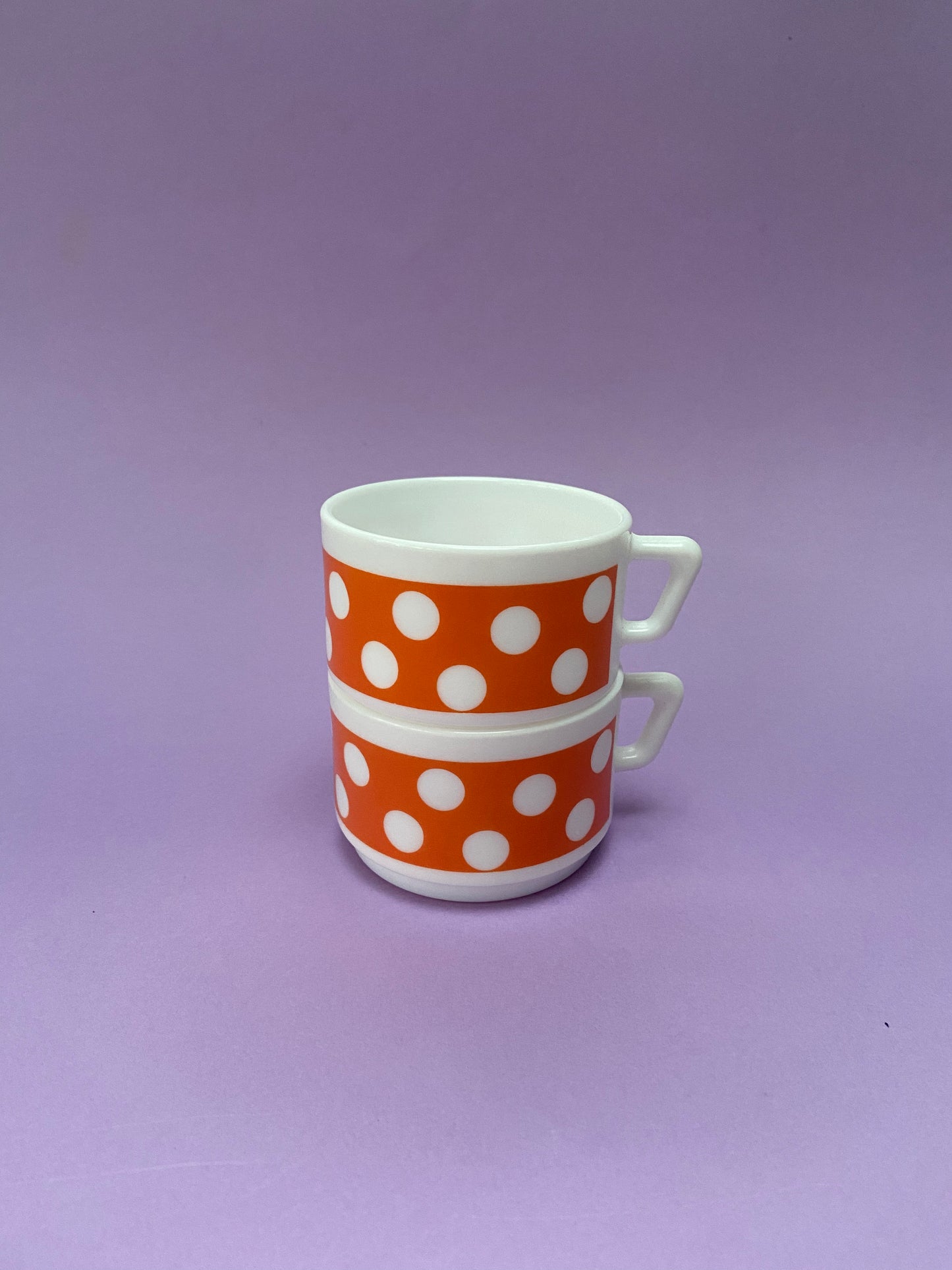 Tasse à café POLKA orange