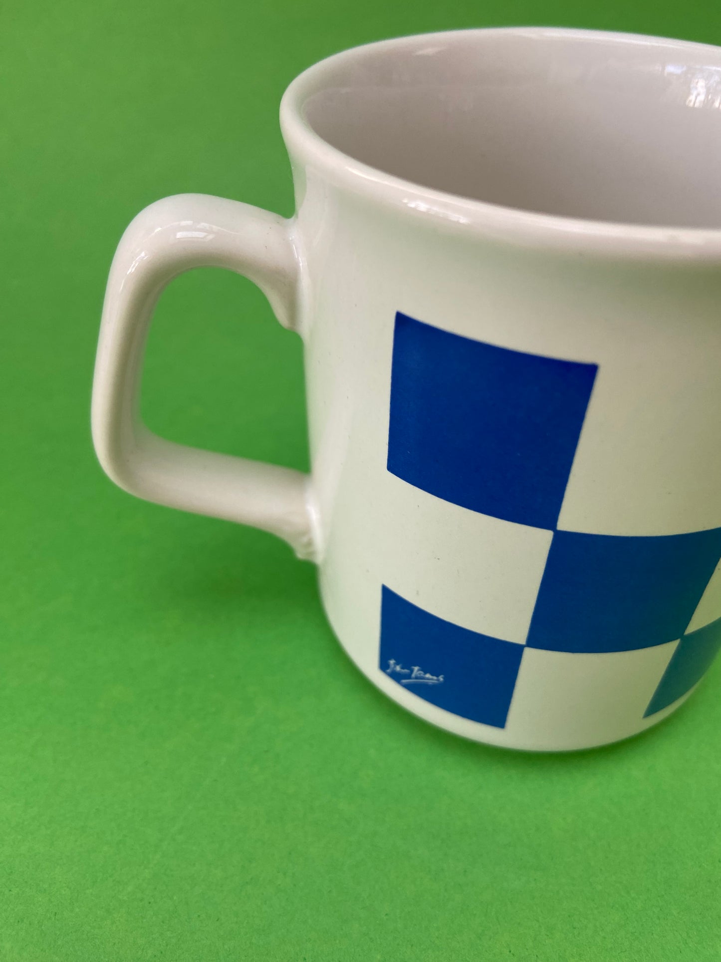 Mug Tams DAMIER BLEU