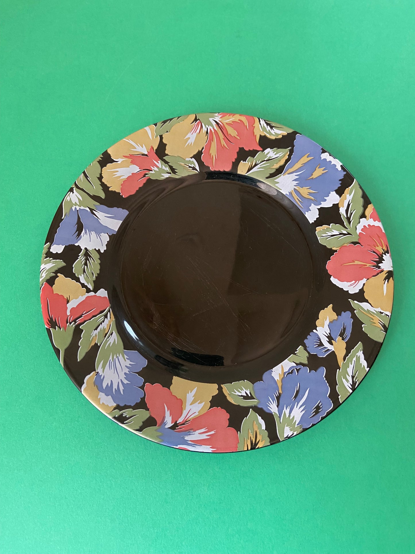 ARCOROC dessert plate with floral pattern