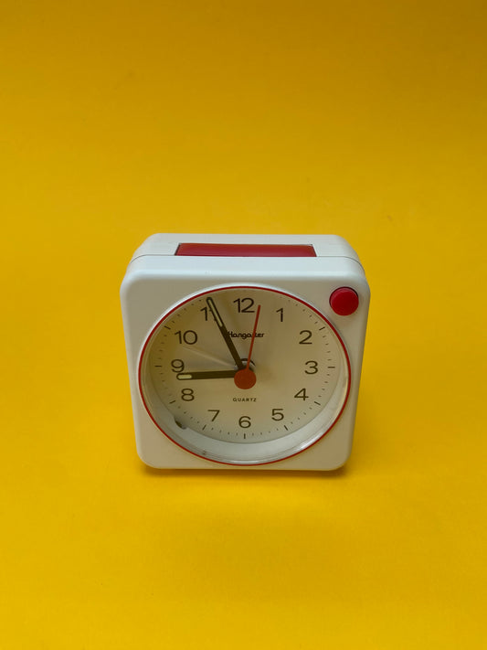 Mini vintage plastic alarm clock W.Germany