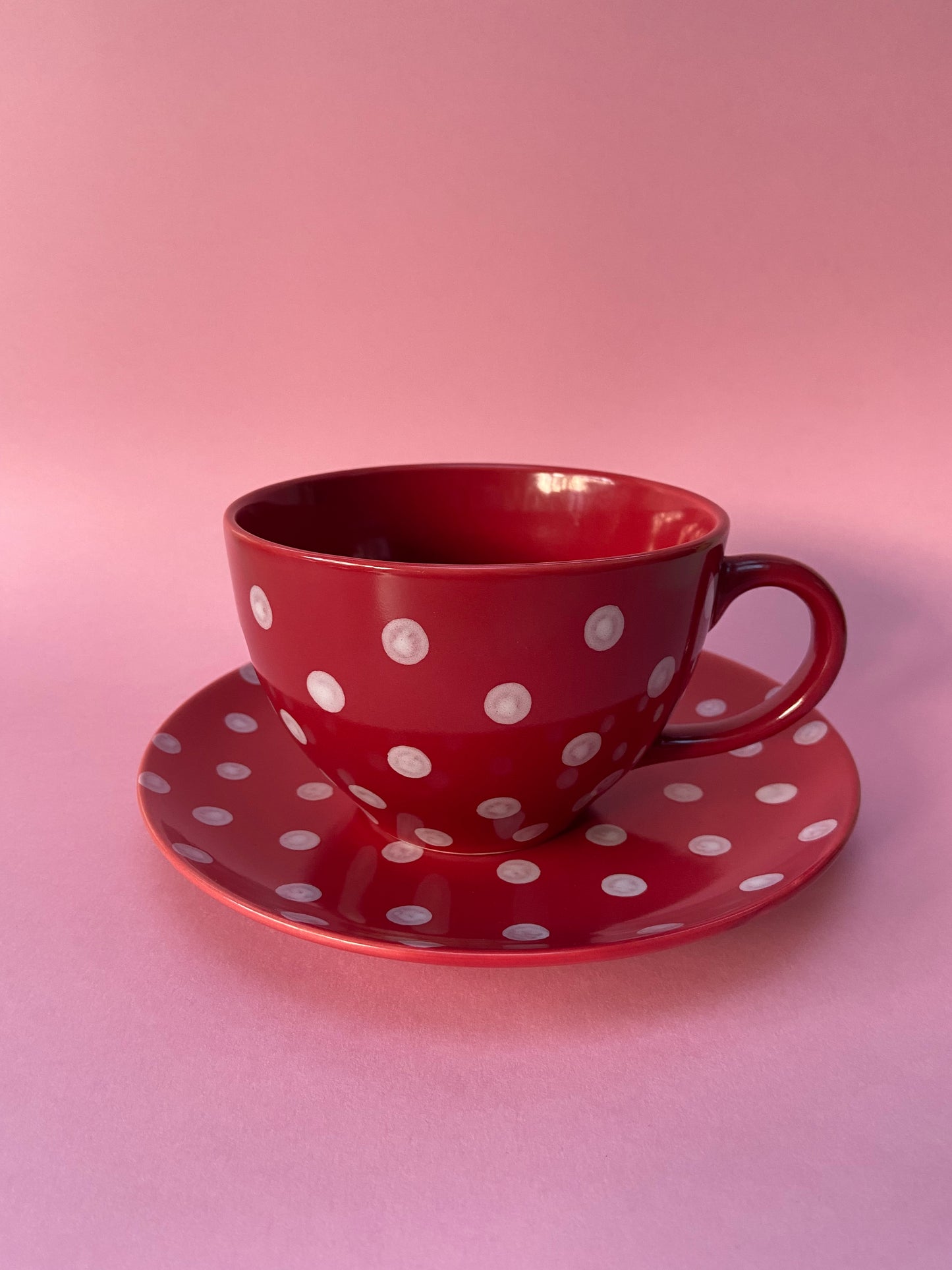 Duo grandes tasses + petites assiettes POIS