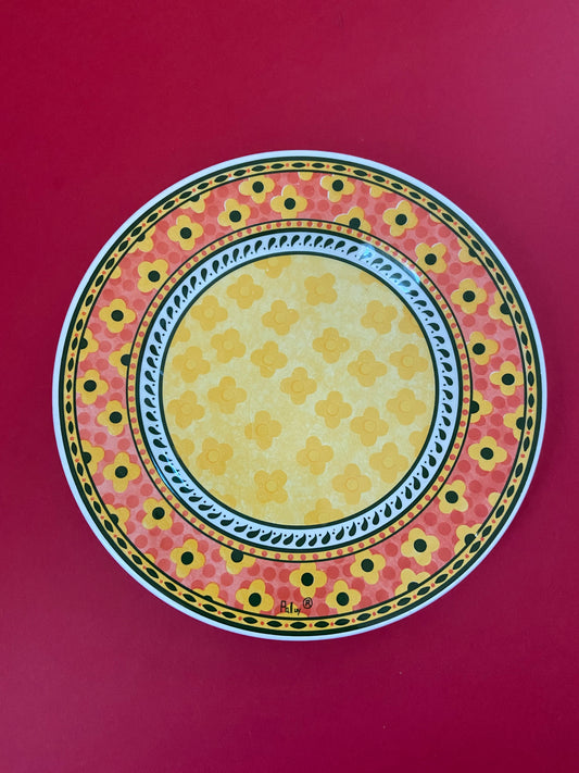 Dessert plate QUADRIFOGLIO Design Palluy