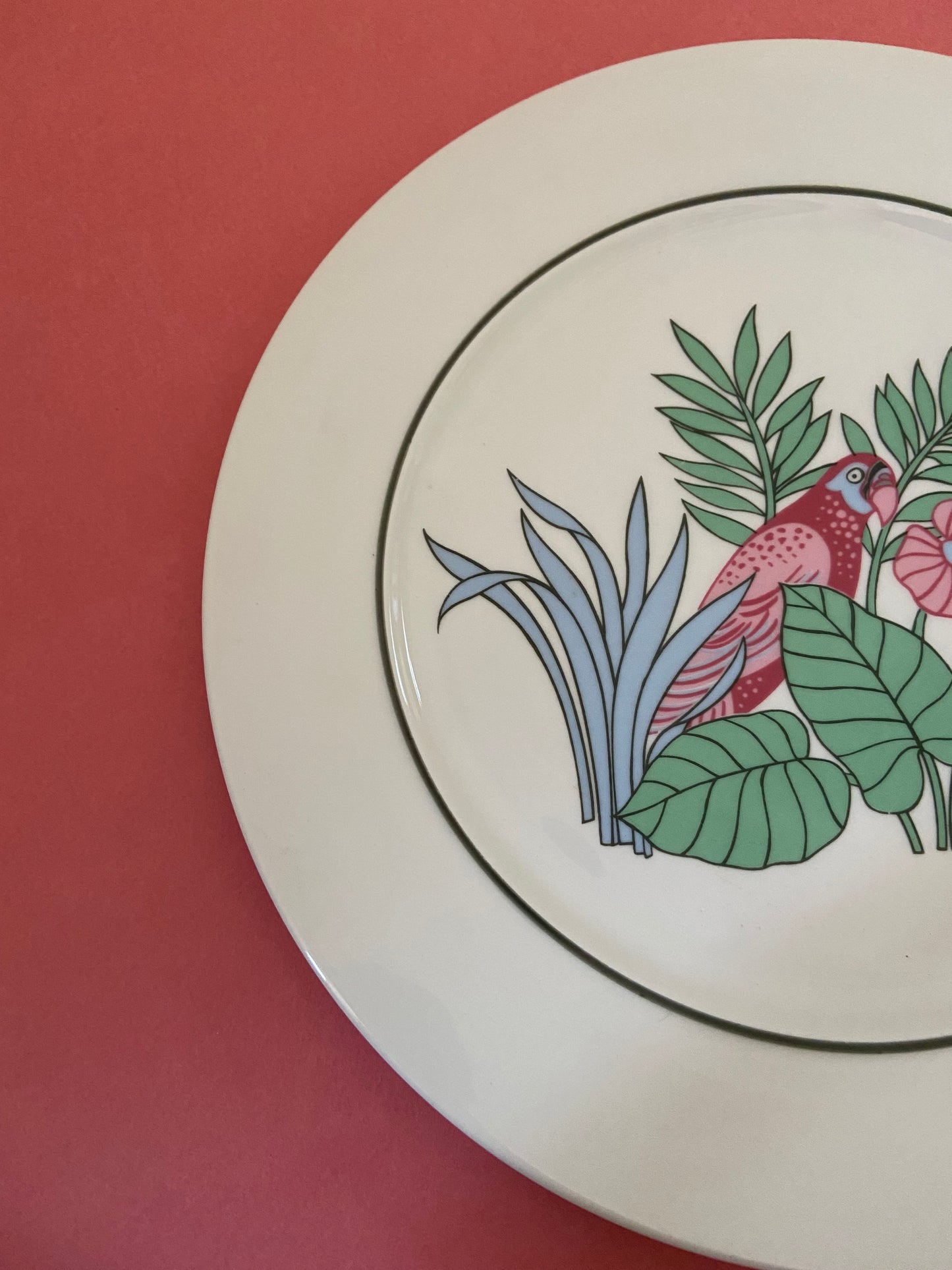 Assiette plate ALPAC TROPICAL