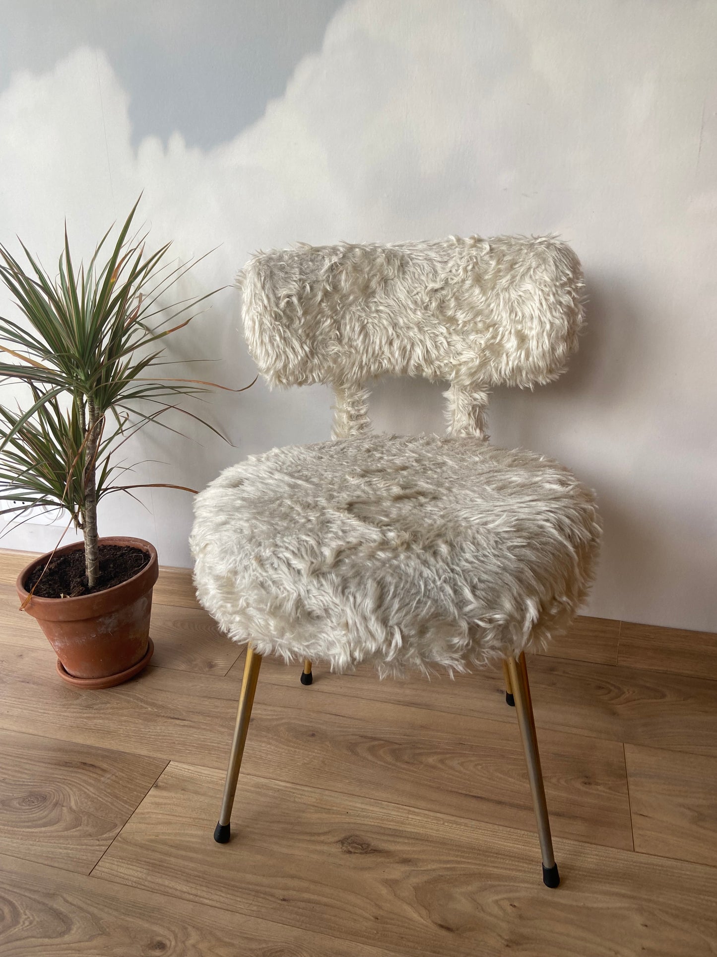 Vintage PELFRAN type furry chair