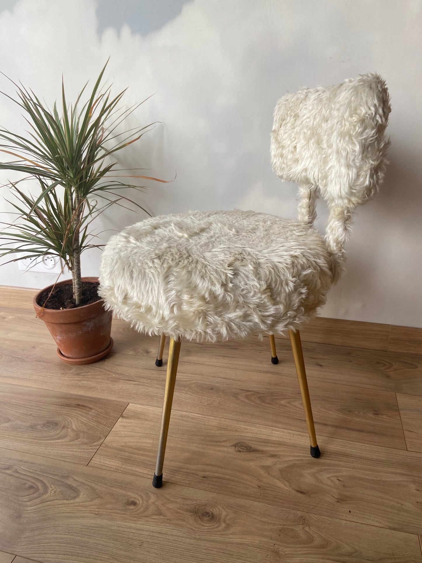 Vintage PELFRAN type furry chair