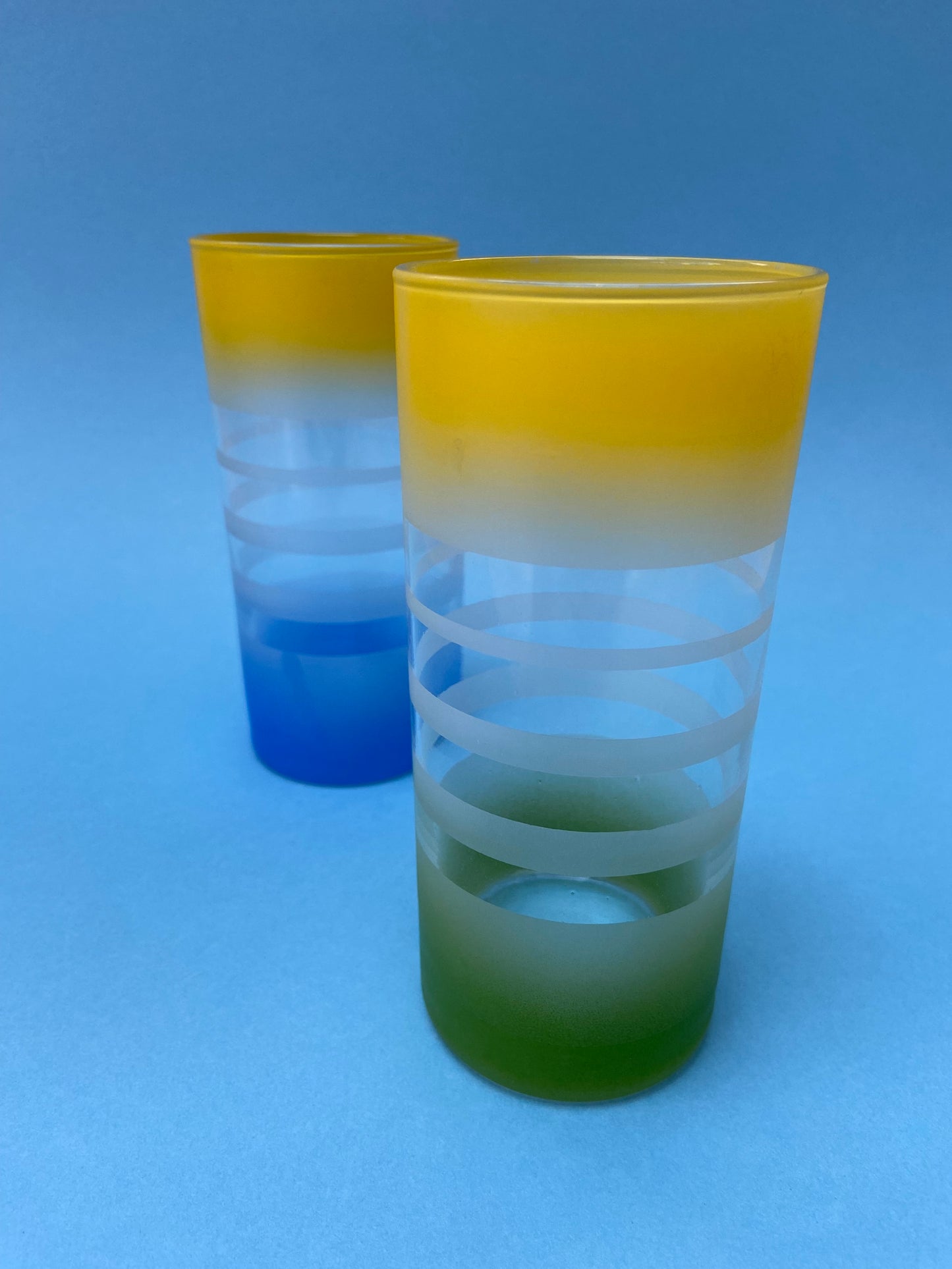 Duo of large GRANITÉ glasses