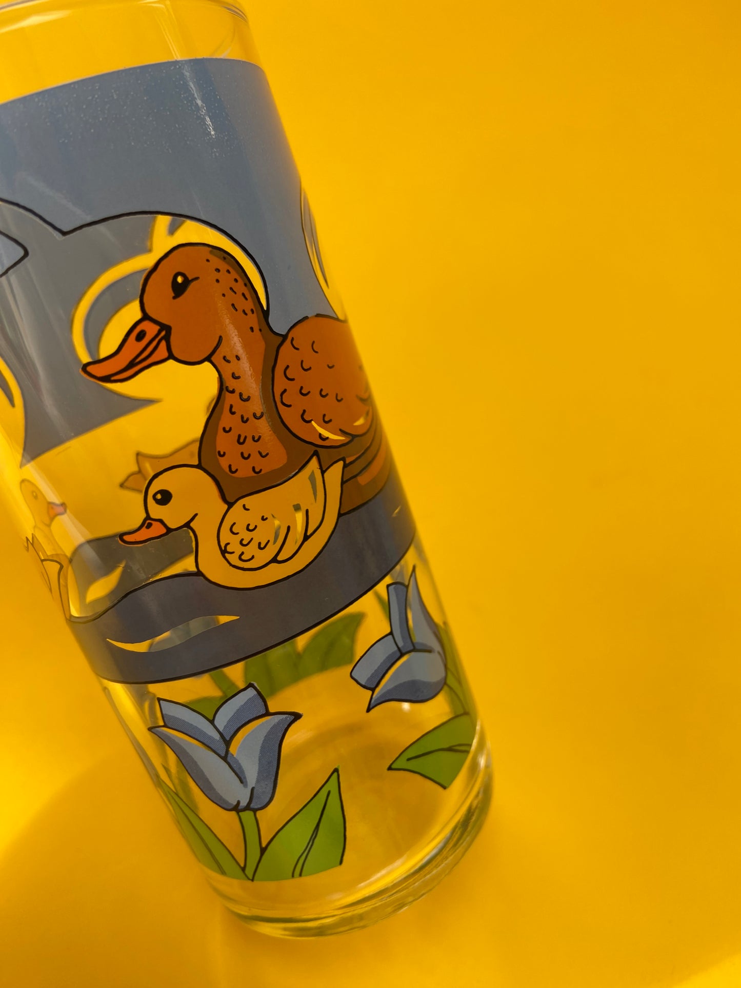 Large DUCKS lemonade glass